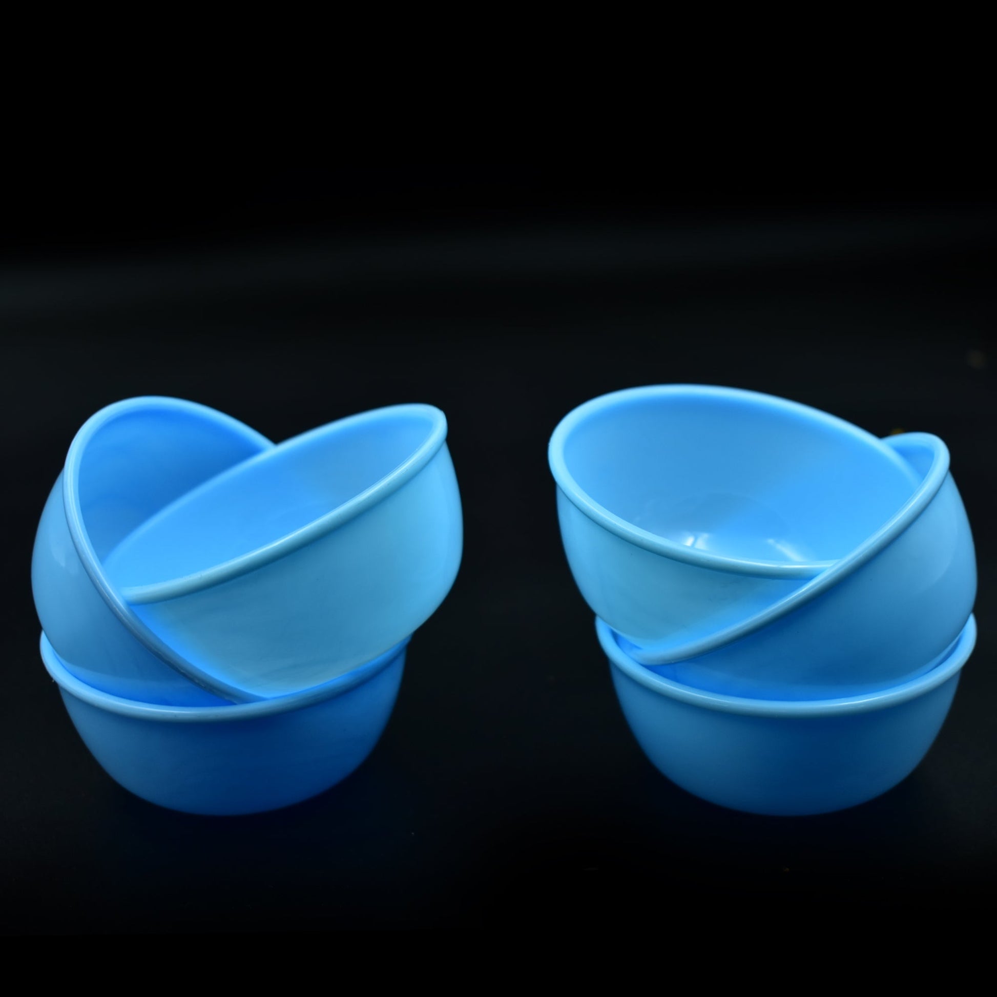Small Plastic Bowl Set, Microwave Safe Unbreakable, Set of 6 - Springkart 