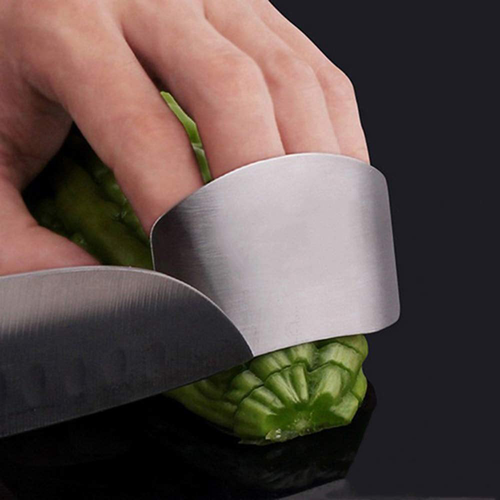 Stainless Steel Finger Guard Cutting Protector - Springkart 