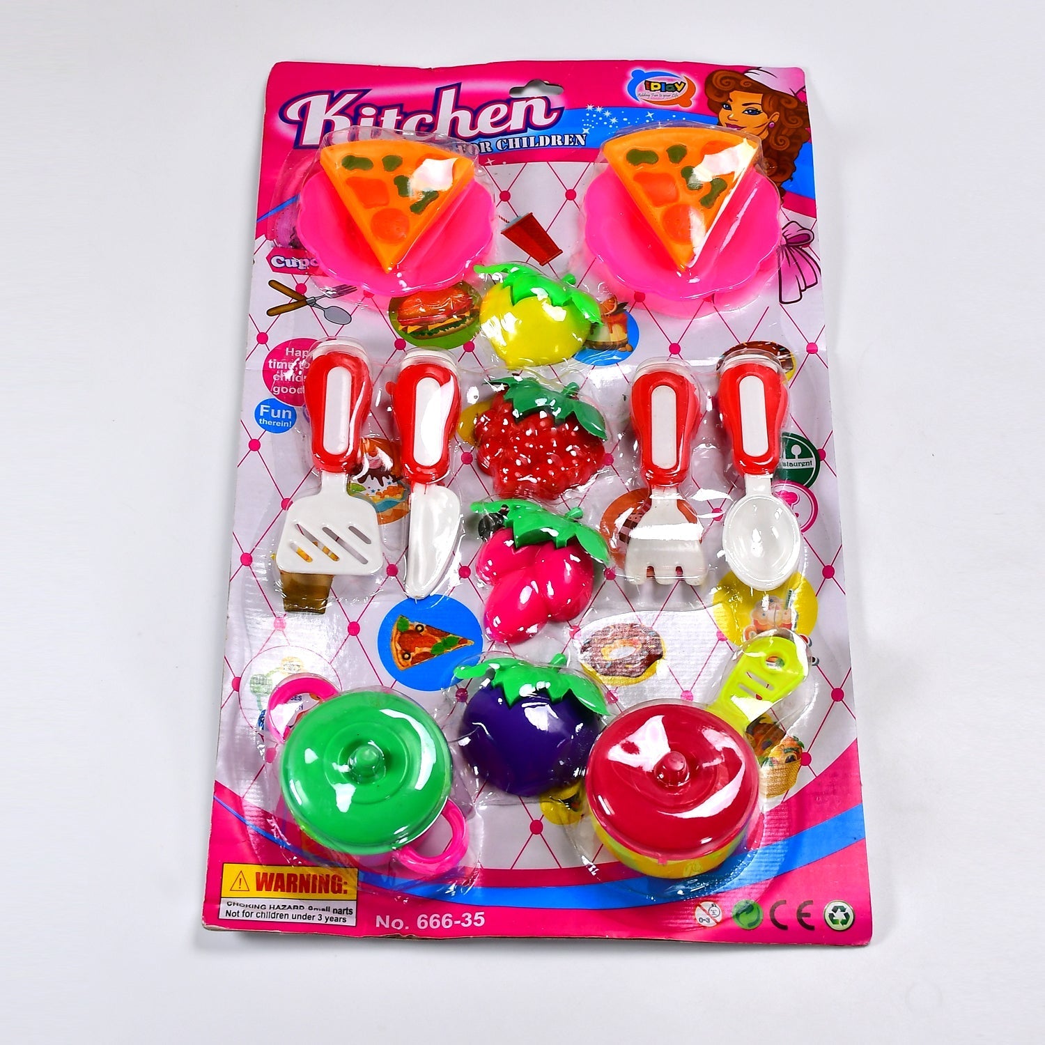 Plastic Kitchen Set Tea Party Kitchen Set Toy for Girls Boys - Springkart 