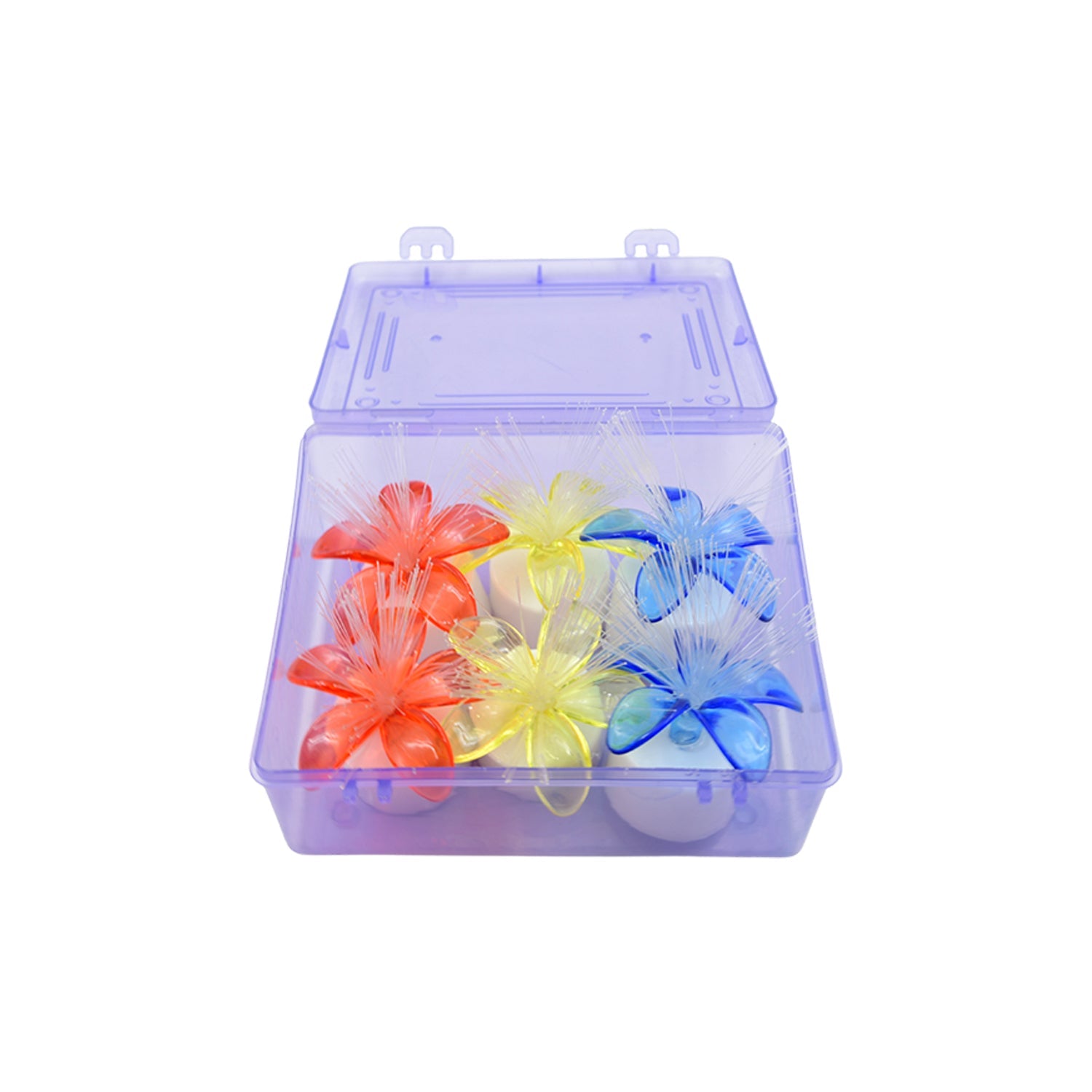 Fiber Optic Light, Mini Color Change LED Table Centerpieces, Light Up Candle - Pack of 6 - Springkart 