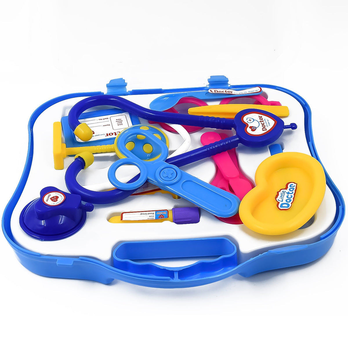 Kids Doctor Set Toy Game Kit (Multicolor / Approx 16 Pcs Set) - Springkart 