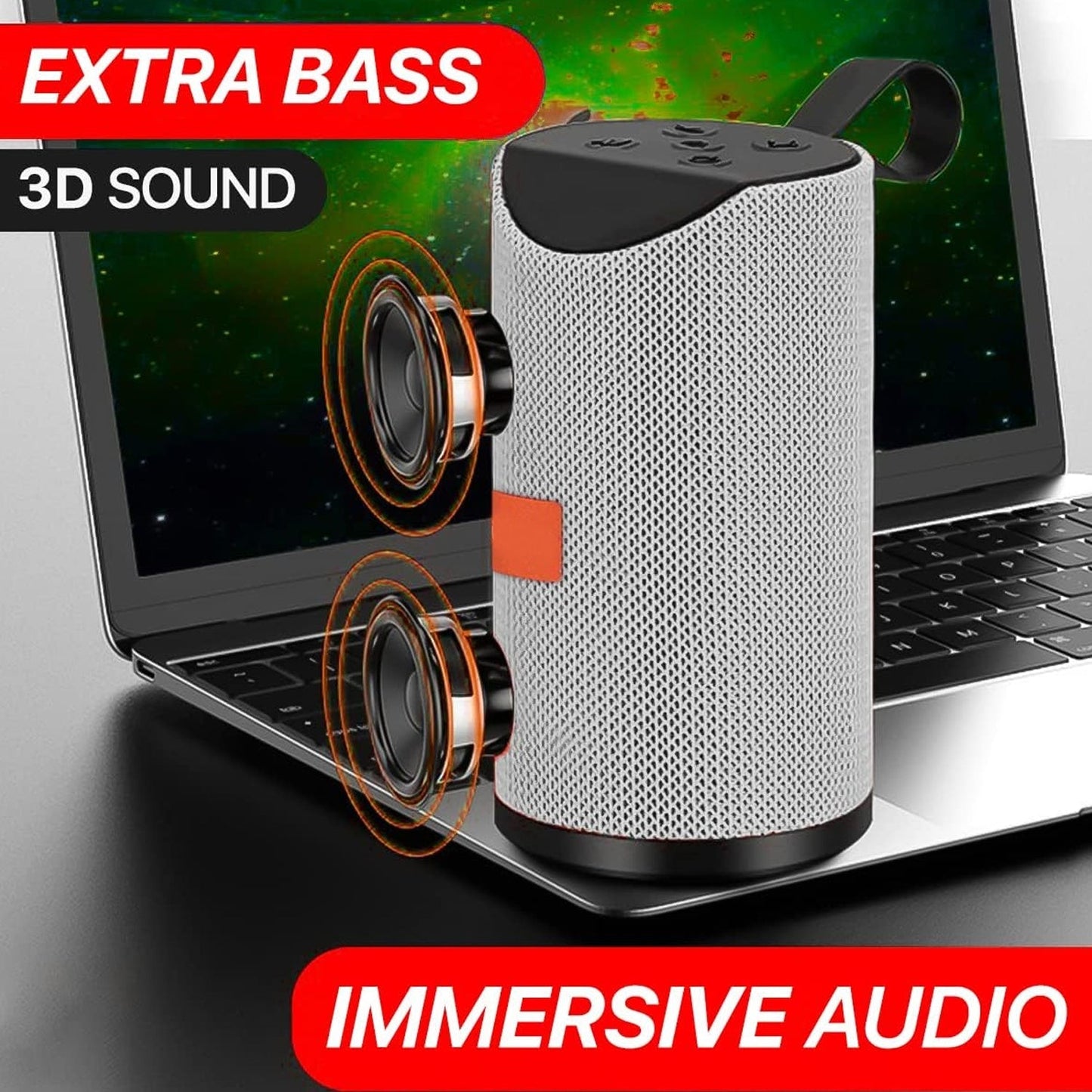 Portable Speaker / Rechargeable / Splash Proof Wireless High Sound Bluetooth Speaker, Blootuth speaker (media player) - Springkart 