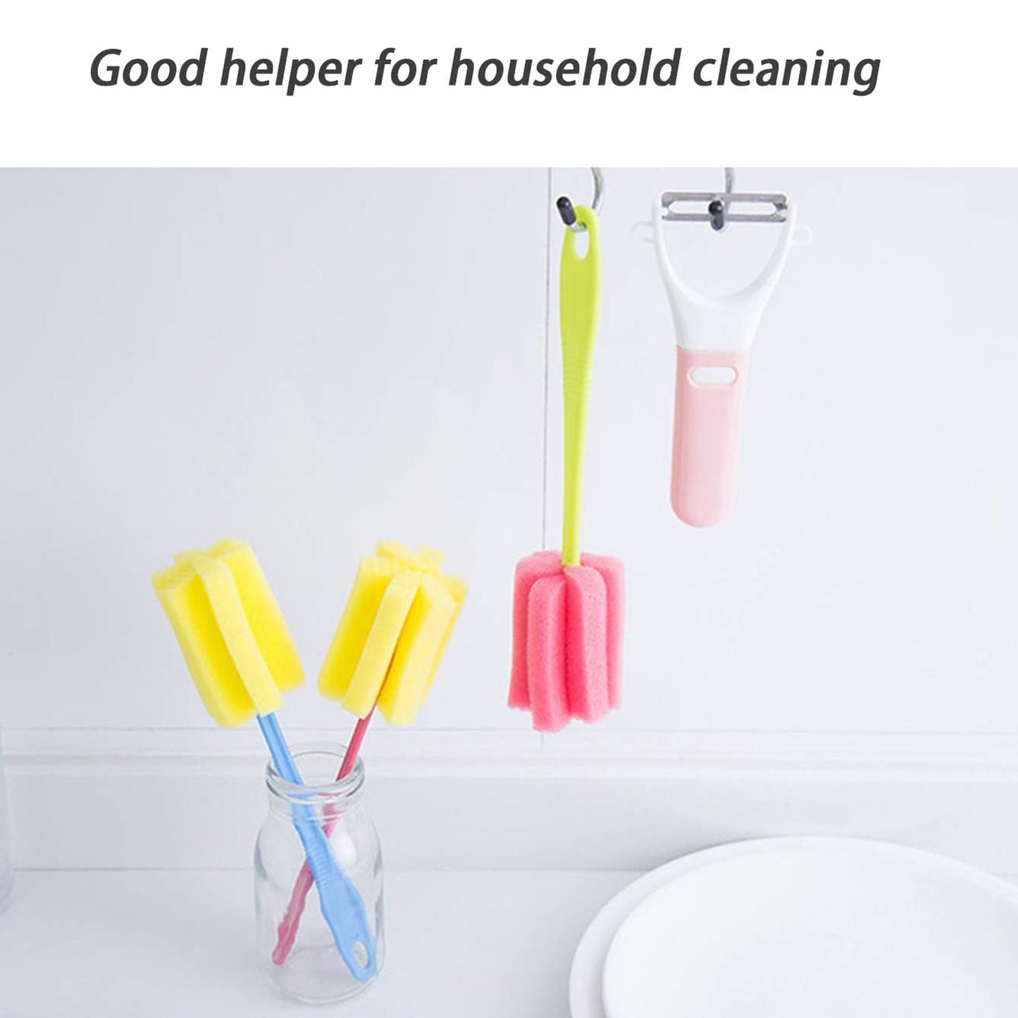 Sponge Head Household Kitchen Cleaning Tool (20Cm) - Springkart 