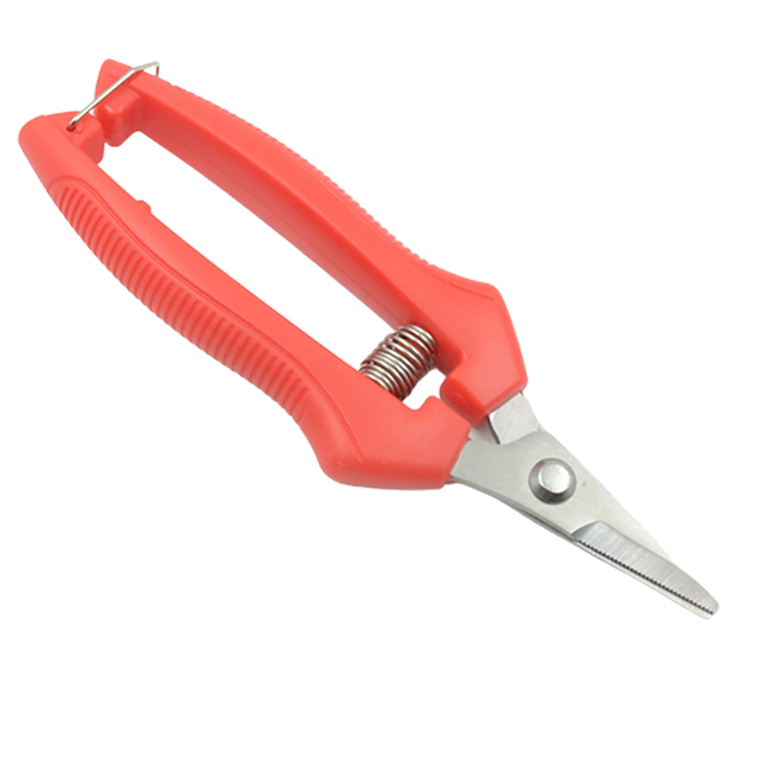 Heavy Duty Stainless Steel Cutter, Non‑slip Trimming Scissors Durable Not Easy To Wear for Gardening Pruning Of Fruit Trees Flowers and Plants (With Plastic Packing) - Springkart 