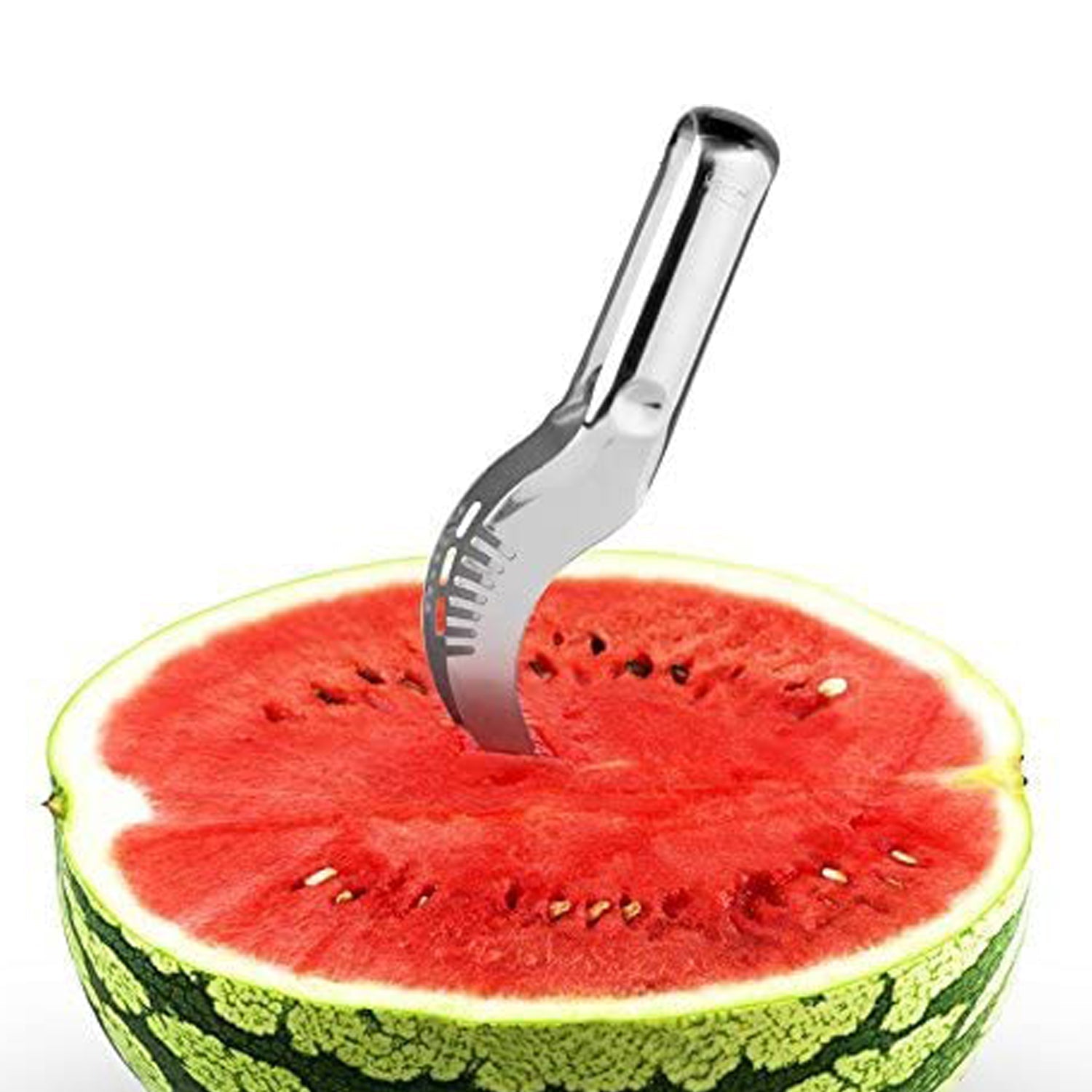 Watermelon slicer with steel corer