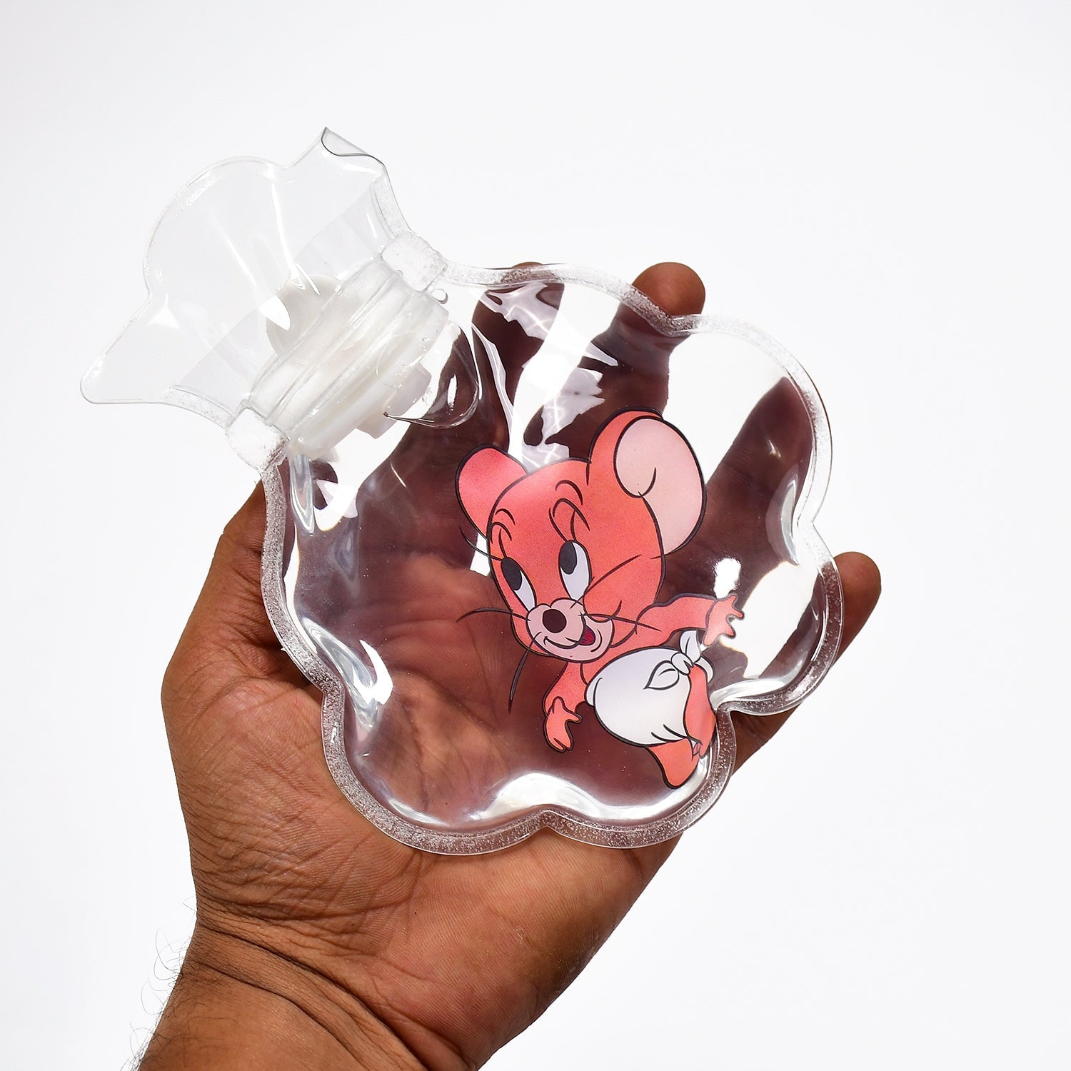MIX TRANSPARENT MULTI DESIGN SMALL HOT WATER BAG WITH COVER FOR PAIN RELIEF, NECK, SHOULDER PAIN AND HAND, FEET WARMER, MENSTRUAL CRAMPS. - Springkart 