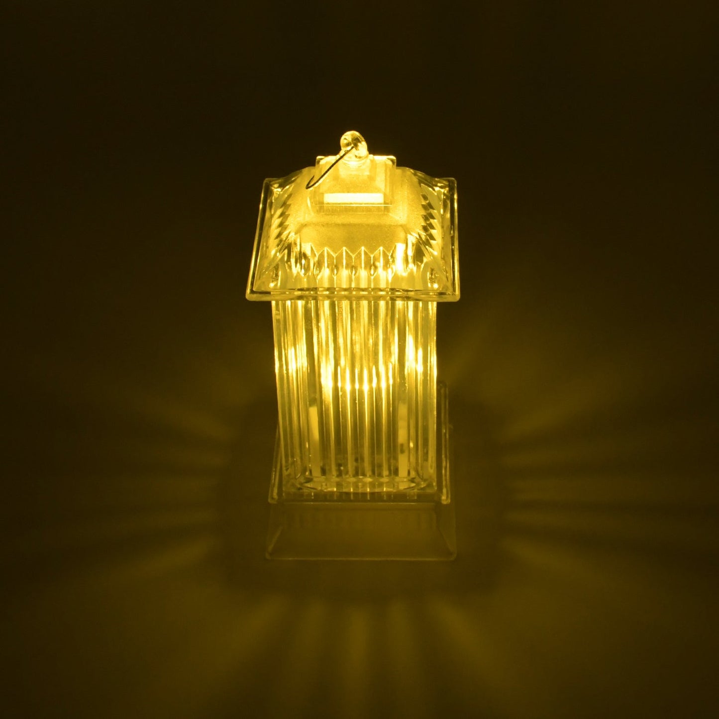 Lantern Shape Led Light Decorative LED Flickering Crystal Candle Light for Holiday Party, crylic Crystal Table Lamp Crystal Table Lamp Atmosphere Lamp Bedroom (MOQ :- 12pc) - Springkart 