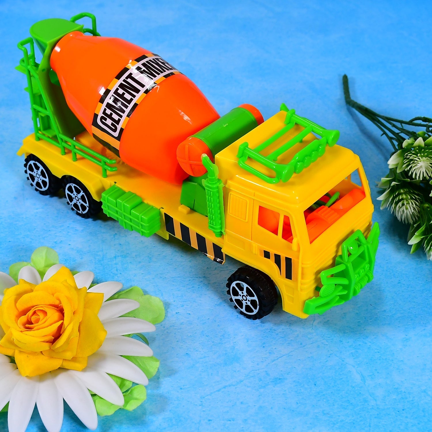 Cement Mixer Truck Pushback Toy For kids - Springkart 