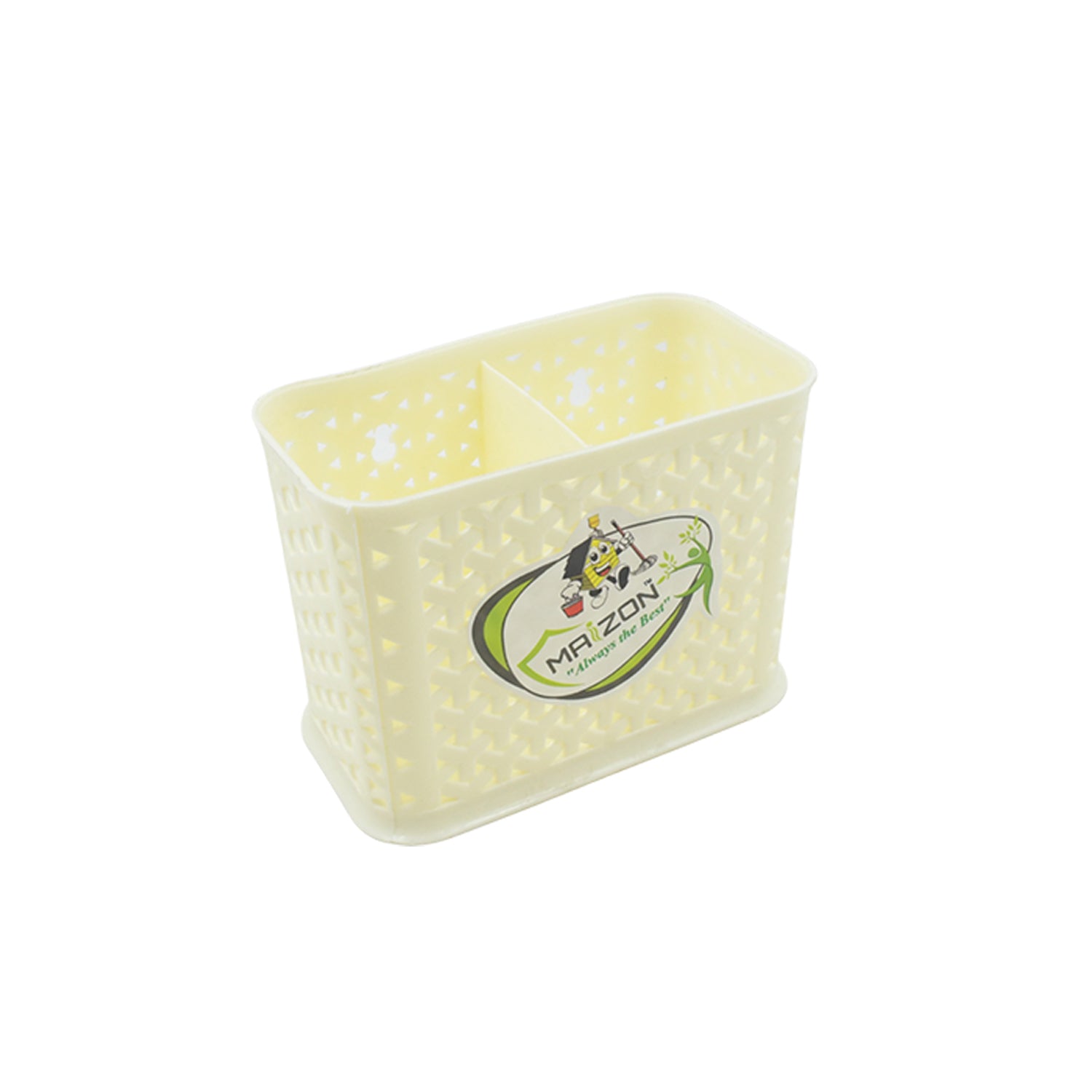 multipurpose Holder for Desk, Plastic Pen Pots Desk Organizers Pots Holder Stationary Supplies for Office, Home, School Non-slip Silicone Bottom - Springkart 