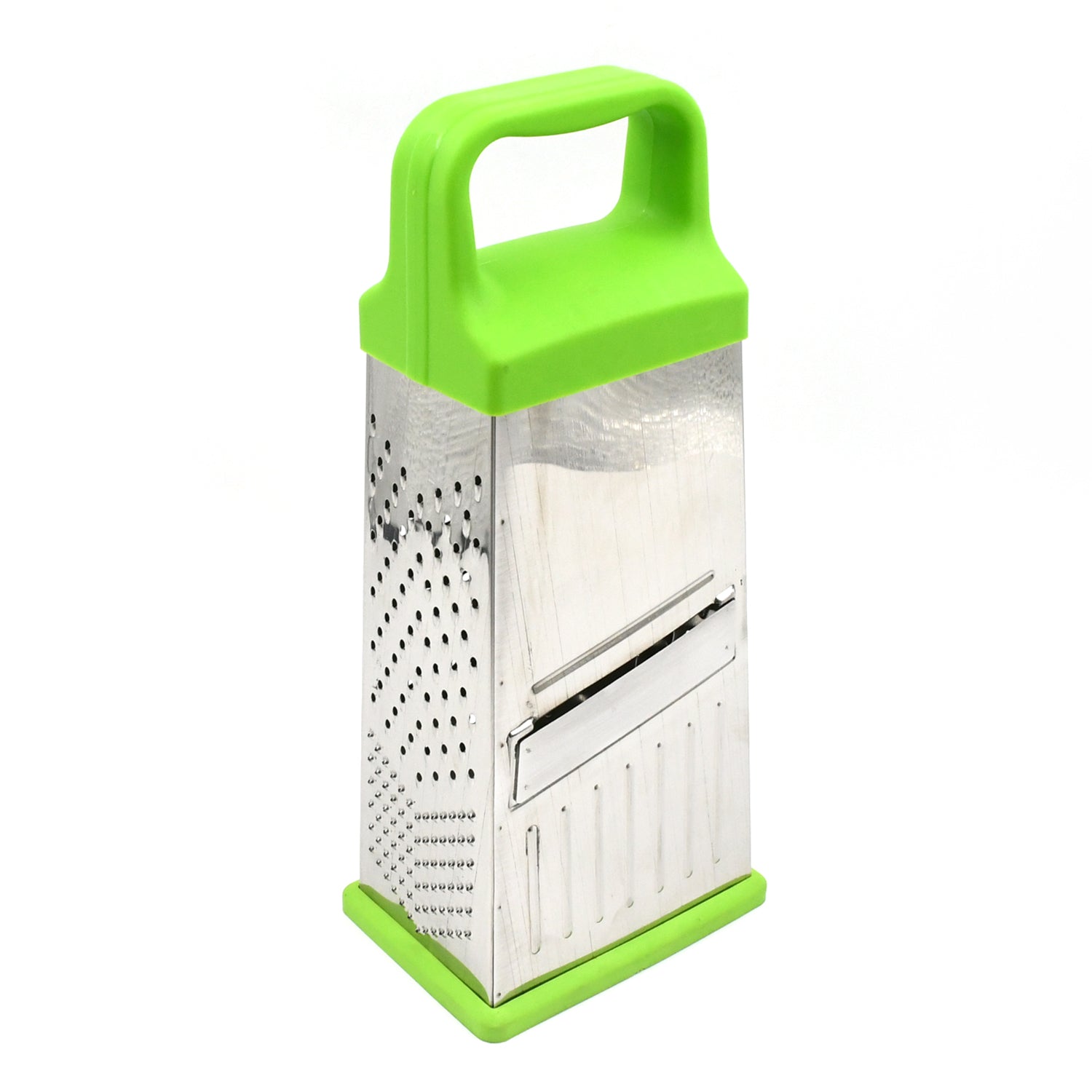 Miracle 5 In 1 Multifunctional Stainless Steel, Cheese Grater With Handle Stainless Steel Material Food Grater For Carrot, Cheese, Panner, Lemon or orange Peel and other Vegetable & Fruit   - Springkart 