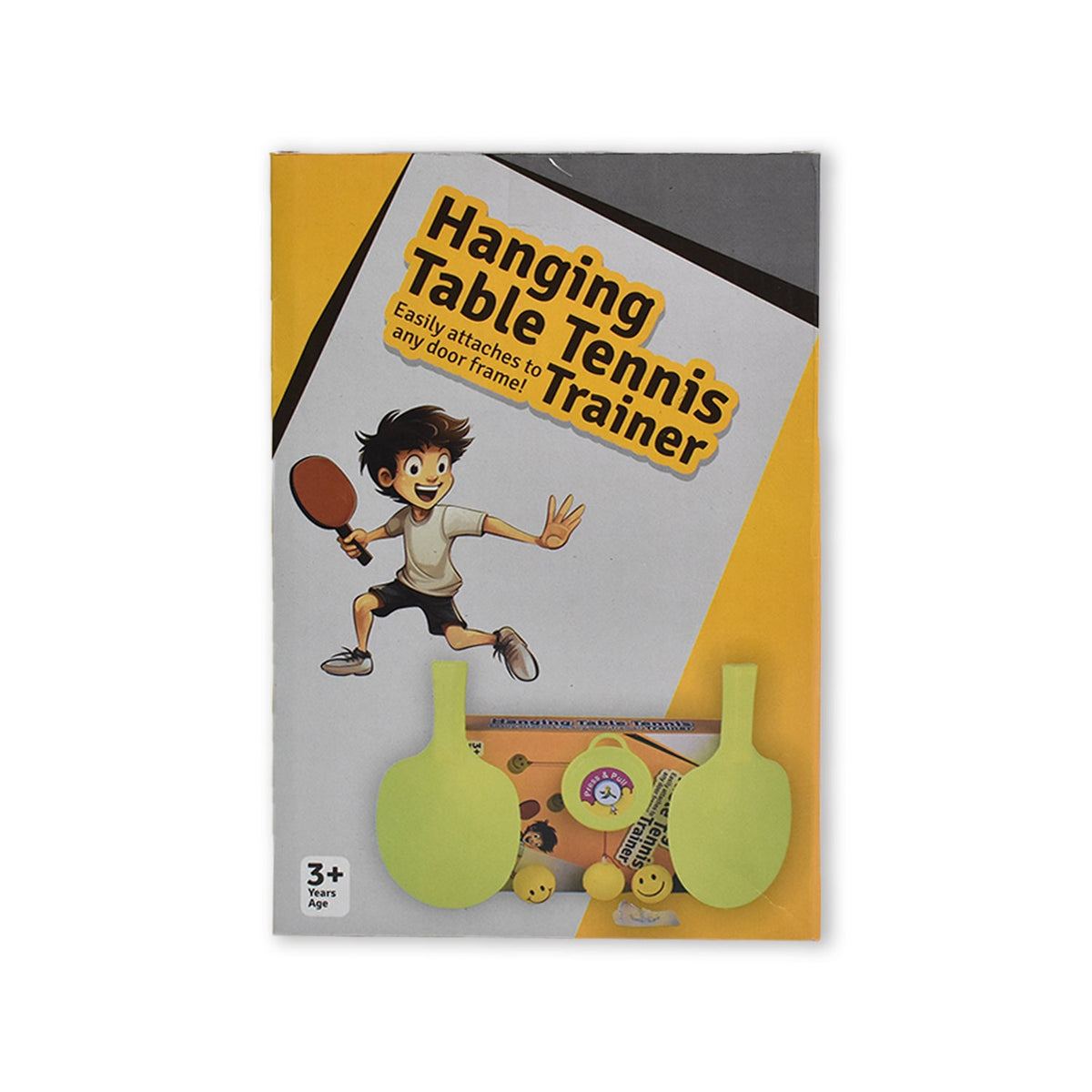 Hanging Table Tennis Trainer Set with Three Ball (1 Set) - Springkart 