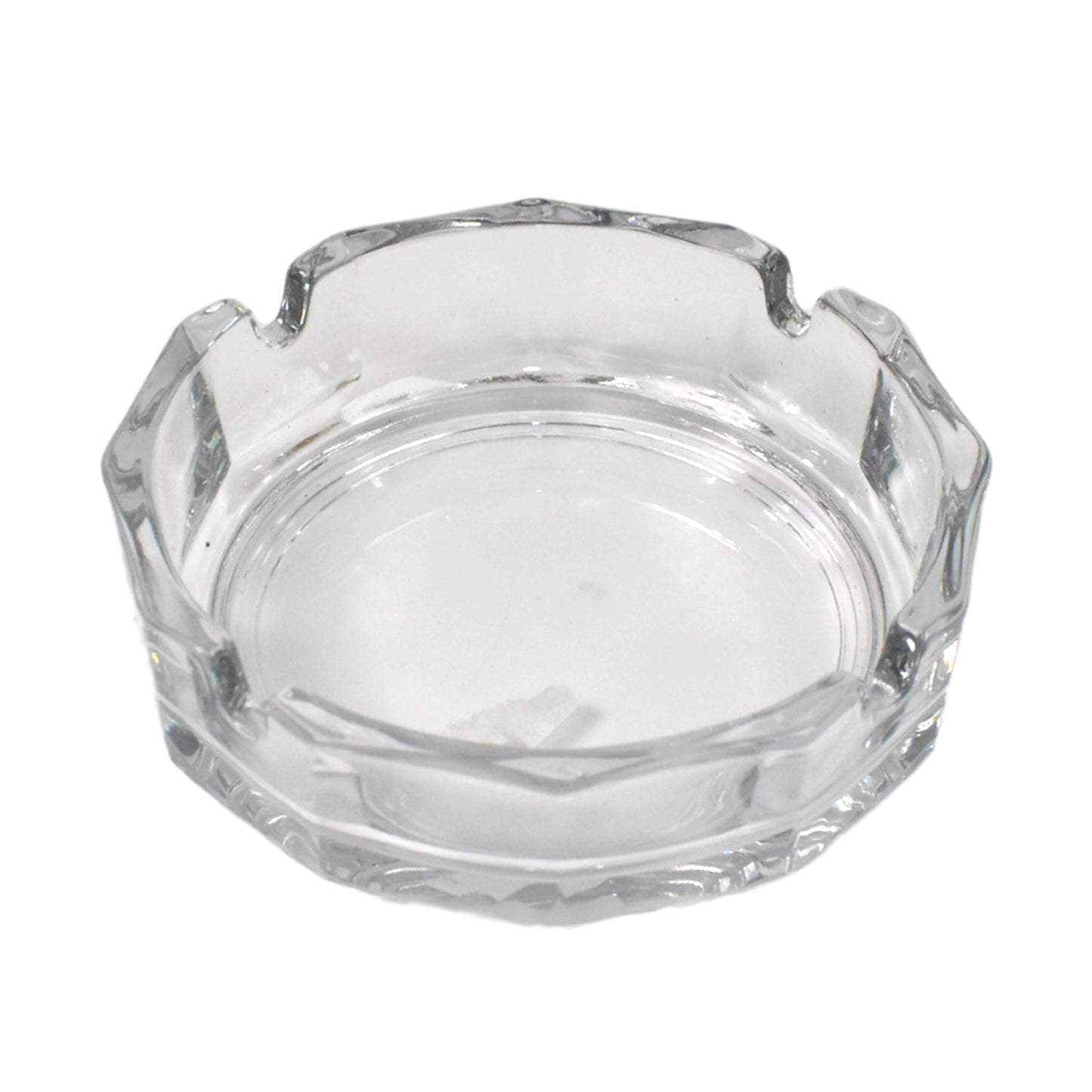 Transparent Ashtray Cigarettes Holder Home Office and Bar Tone Hotel Restaurant Indoor (1 pc)