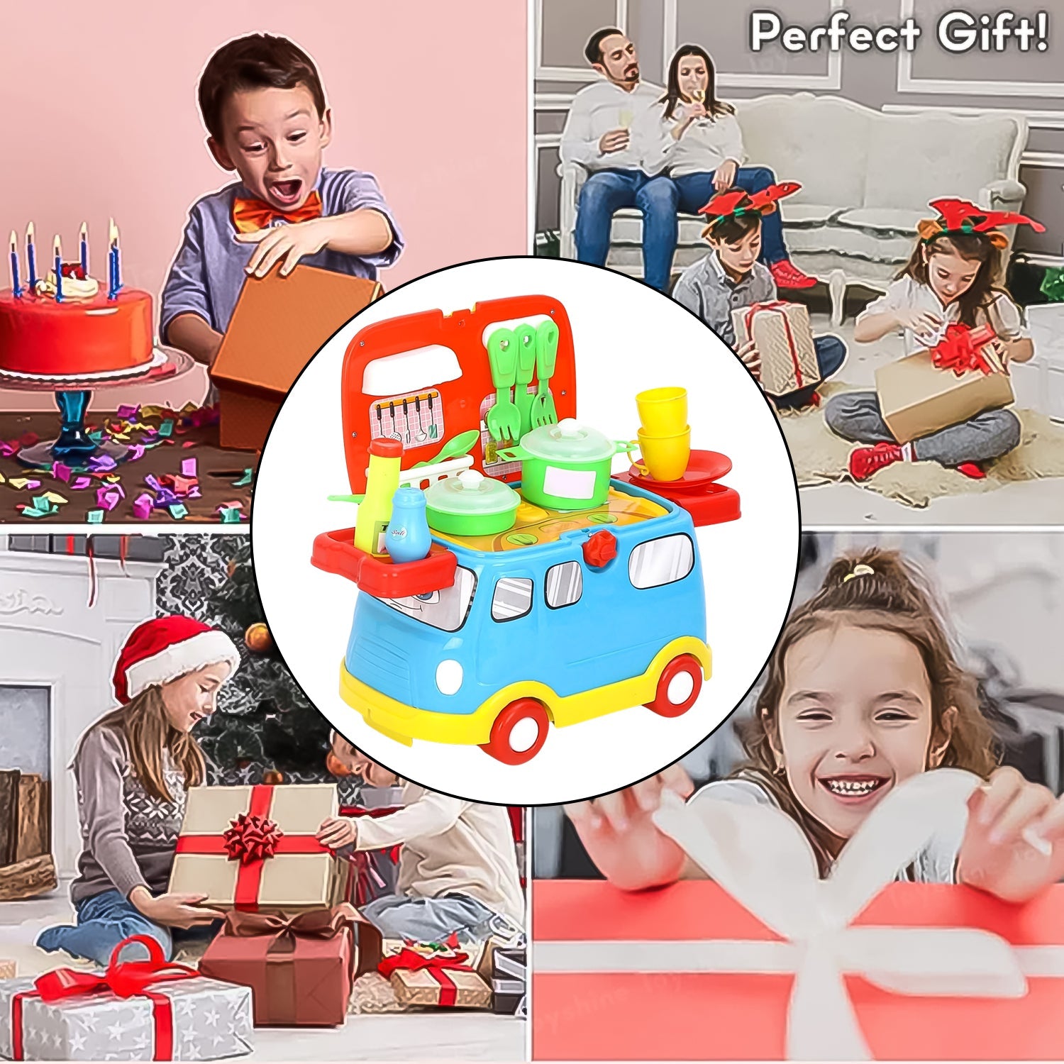 Kitchen Vehicle Set Toy for Kids Big Cooking (21 Pcs Set) - Springkart 