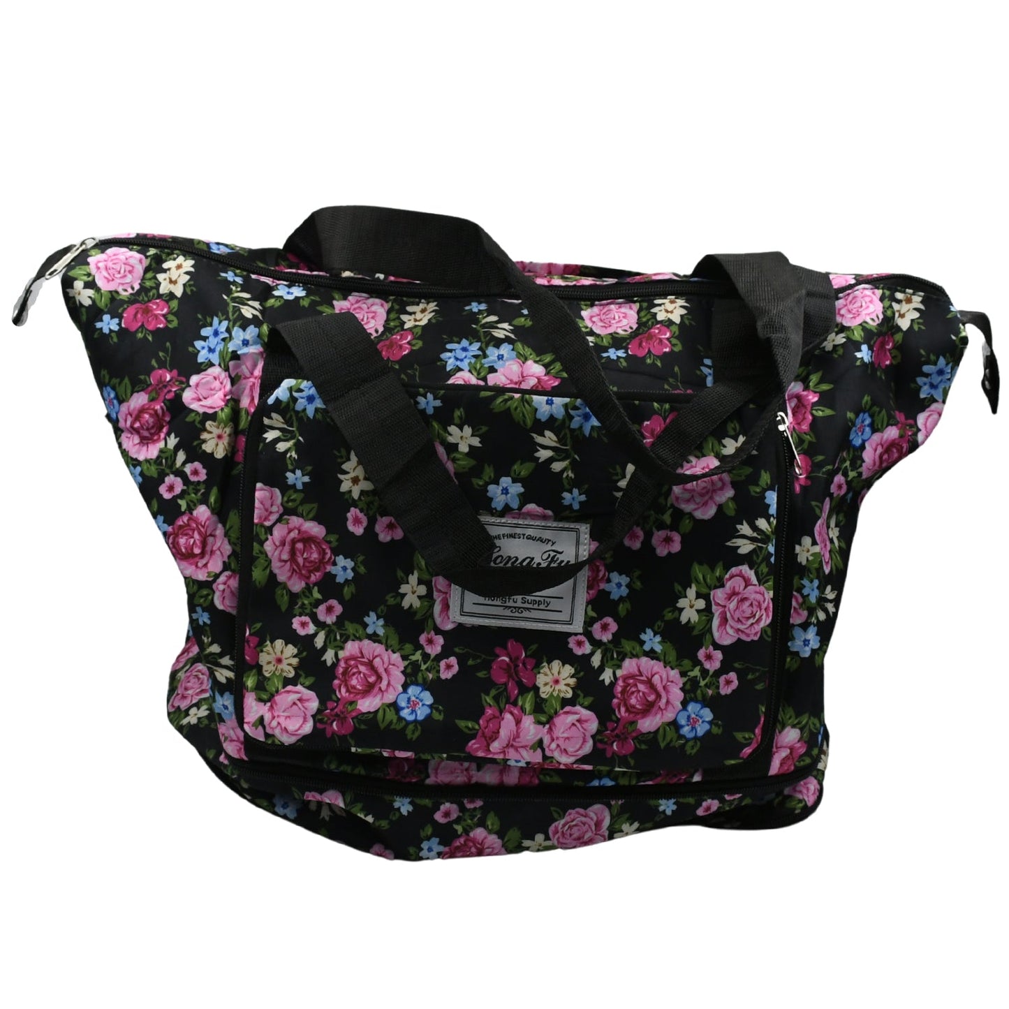 Large Capacity Folding Travel Bag, Multifunctional Sports Shoulder Bag Luggage Bag, Travel Bag Expandable Weekender Overnight Bag with Dry and Wet Separated Pocket Sports Bag Gym, Shoulder Bag Water Resistant (6 Pocket) - Springkart 