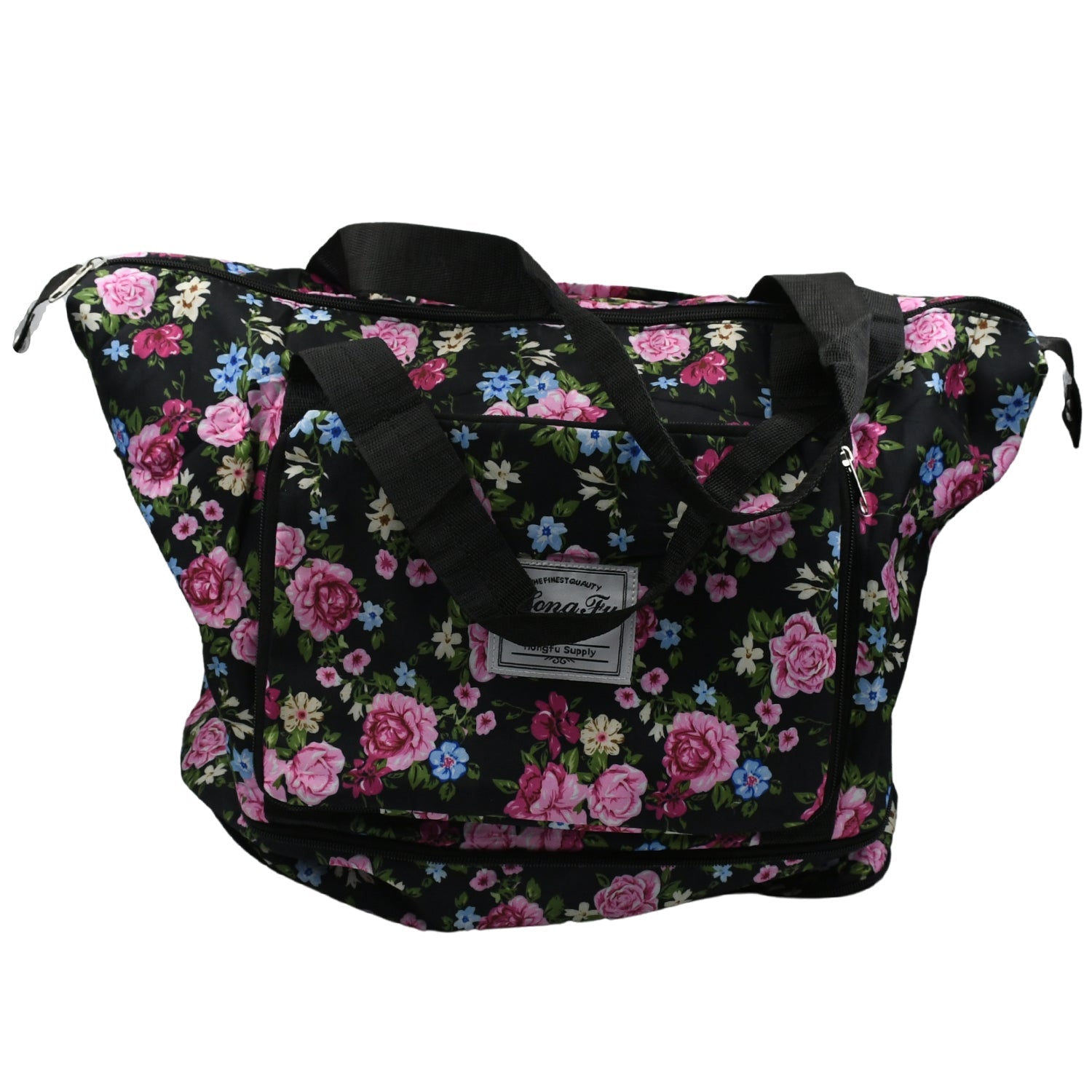 Large Capacity Folding Travel Bag, Multifunctional Sports Shoulder Bag Luggage Bag, Travel Bag Expandable Weekender Overnight Bag with Dry and Wet Separated Pocket Sports Bag Gym, Shoulder Bag Water Resistant (6 Pocket) - Springkart 