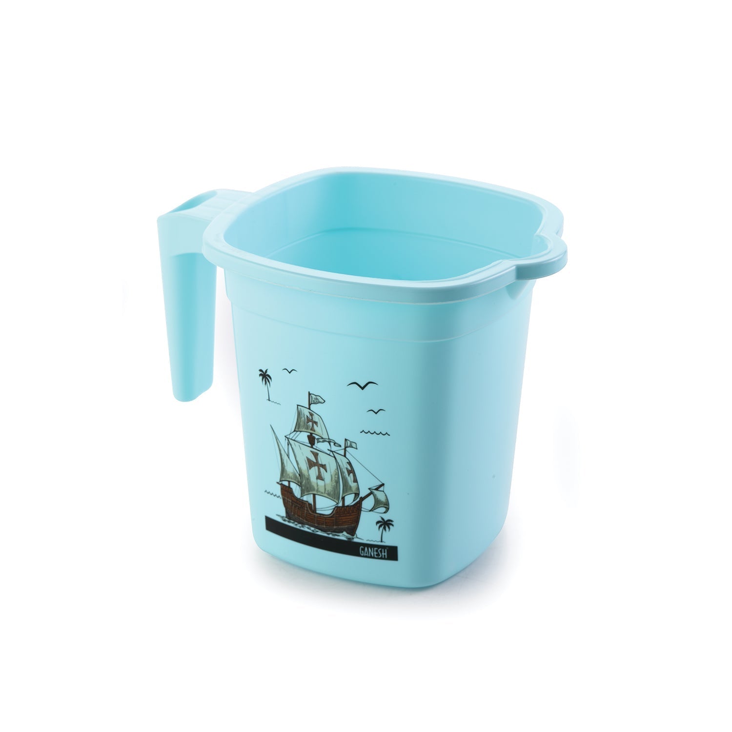 Plastic Bathroom Accessories Set 6 pcs Bath Set Bathroom Bucket with Dustbin Mug, Stool, Soap Case,Tub (MOQ :- 4 Pc / Mix Color ) - Springkart 