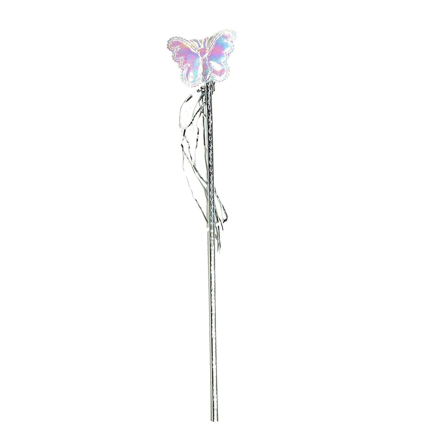 Baby Girl's Fairy Nylon Butterfly Wings Costume Butterfly Fairy Angel Wing| Wand And Hairband Multi- Color For Party (1pc) - Springkart 