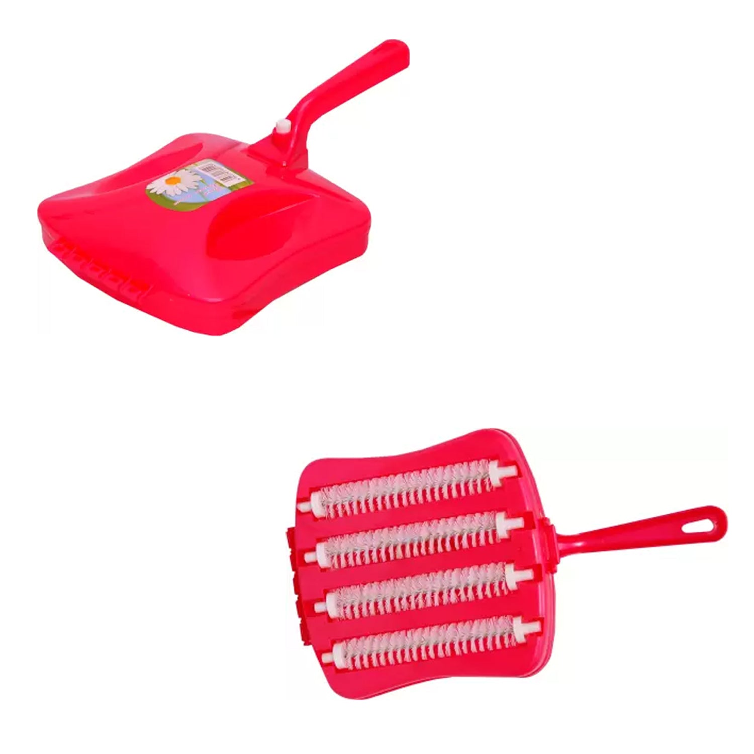 Plastic Handheld Carpet Roller Brush Cleaning with Dust Crumb Collector, Wet, and Dry Brush - Springkart 