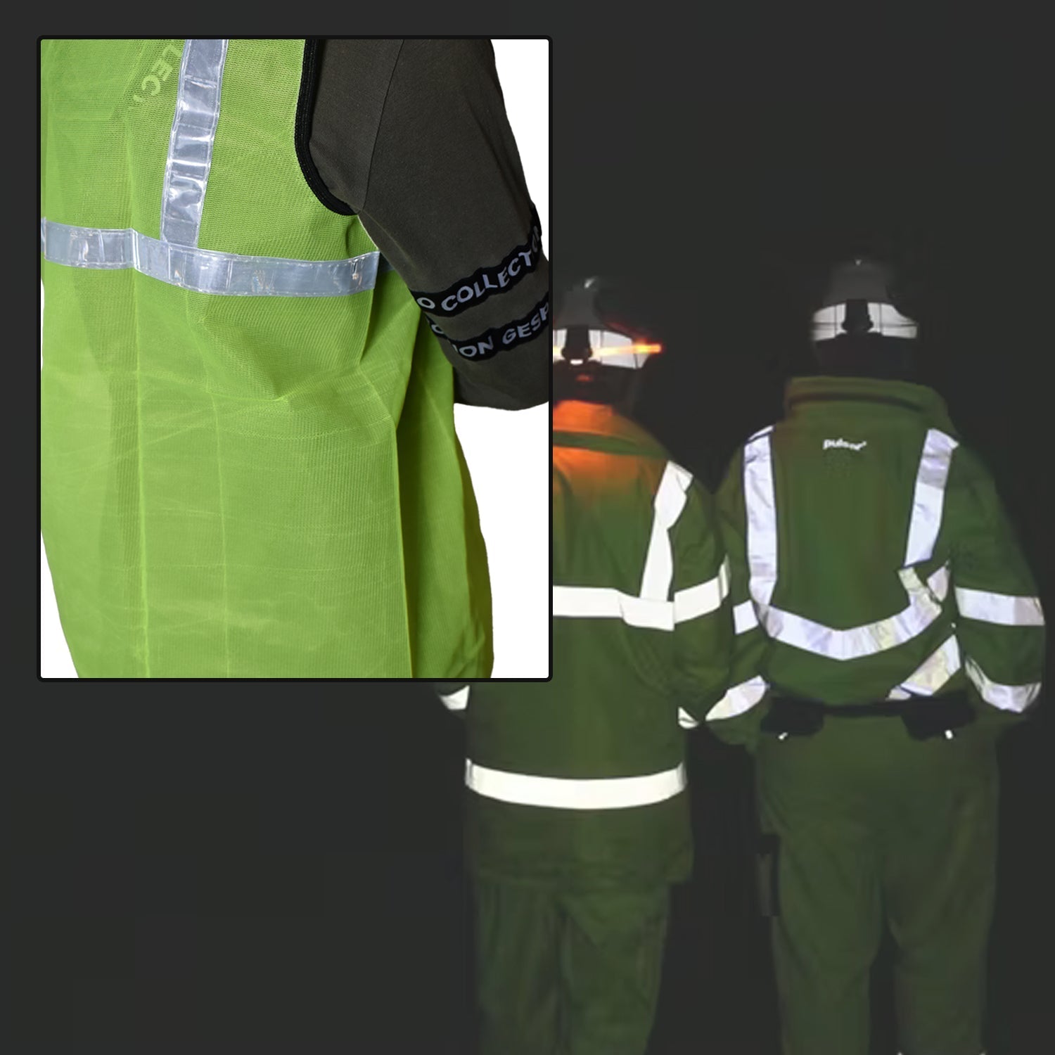 Green Safety Jacket for Construction Protection - Springkart 
