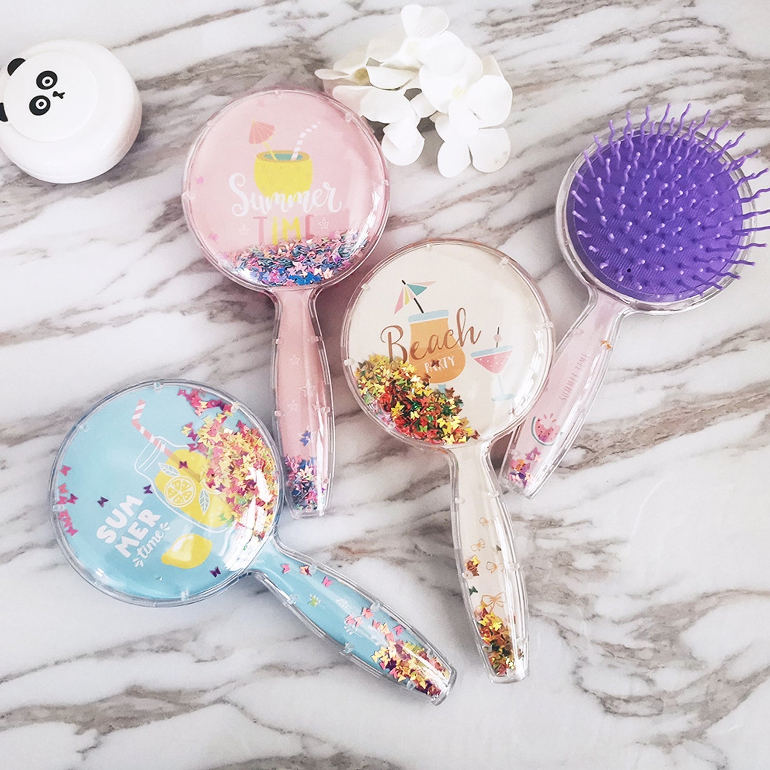 Hair Brush for Kids Detangling Anti-static Soft Massage for Braids Curly Straight Long or Short Wet Or Dry Hair (Multi-Design) - Springkart 