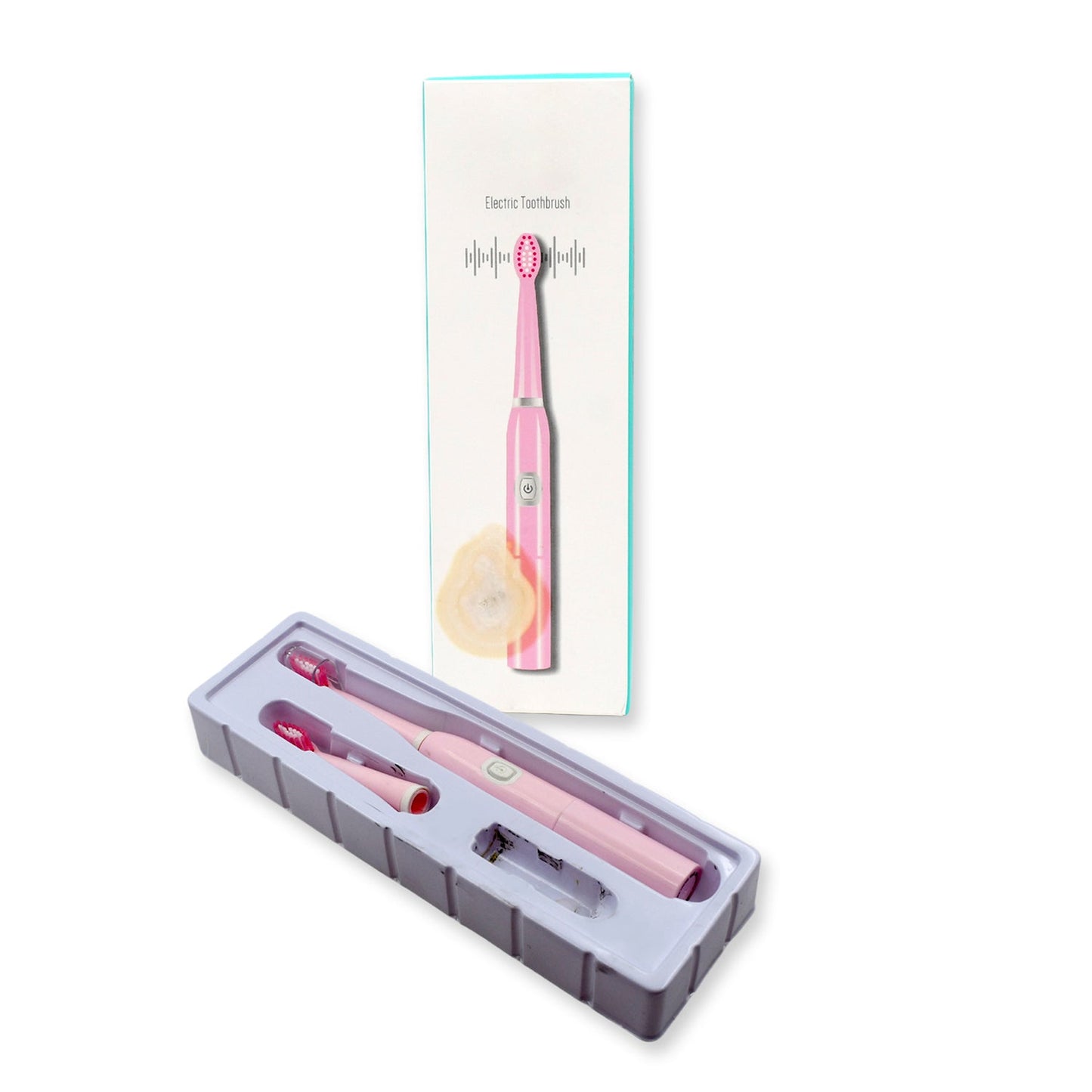 Electric Toothbrush for Kids and Adults Travel Portable Toothbrush With Extra 1 Brush Heads With 1 Battery - Springkart 