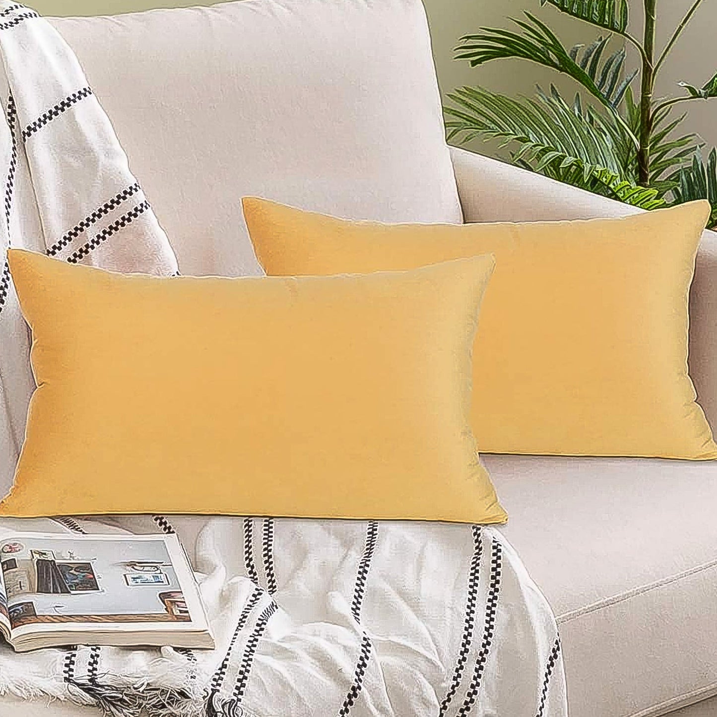 Pillow Covers, Couch Pillows Cover, Soft Pillow Covers (70 × 40 CM / 1 pc) - Springkart 
