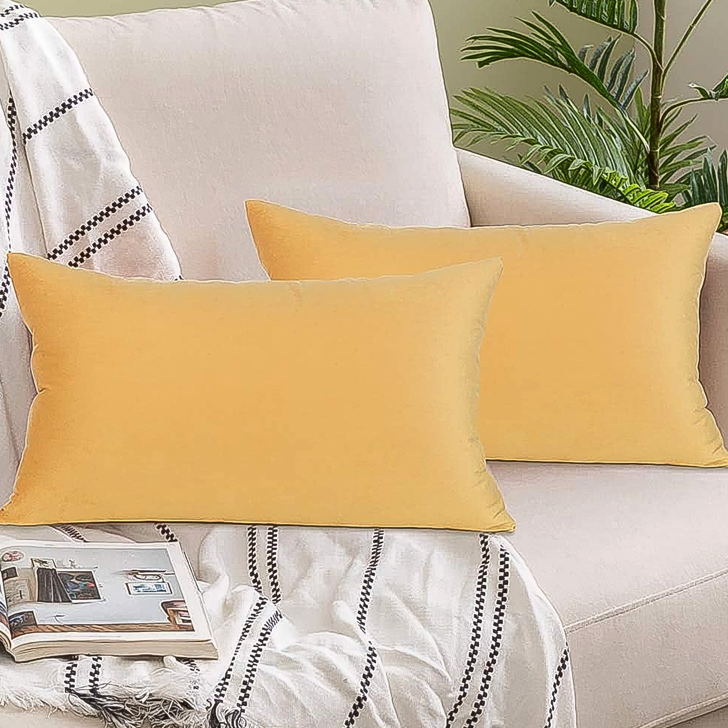 Pillow Covers, Couch Pillows Cover, Soft Pillow Covers (70 × 40 CM / 1 pc) - Springkart 