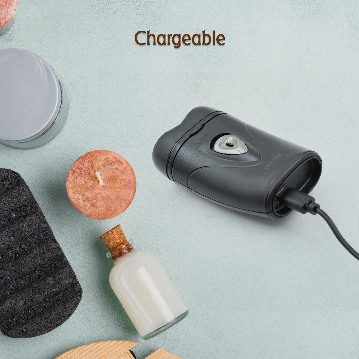 Men's Electric Shaver with Double Floating Heads Rechargeable | Portable, Cordless, Travel Electric for Men | USB Rechargeable Shaver | Water Resistant | Flexible Floating Shaving Heads - Springkart 