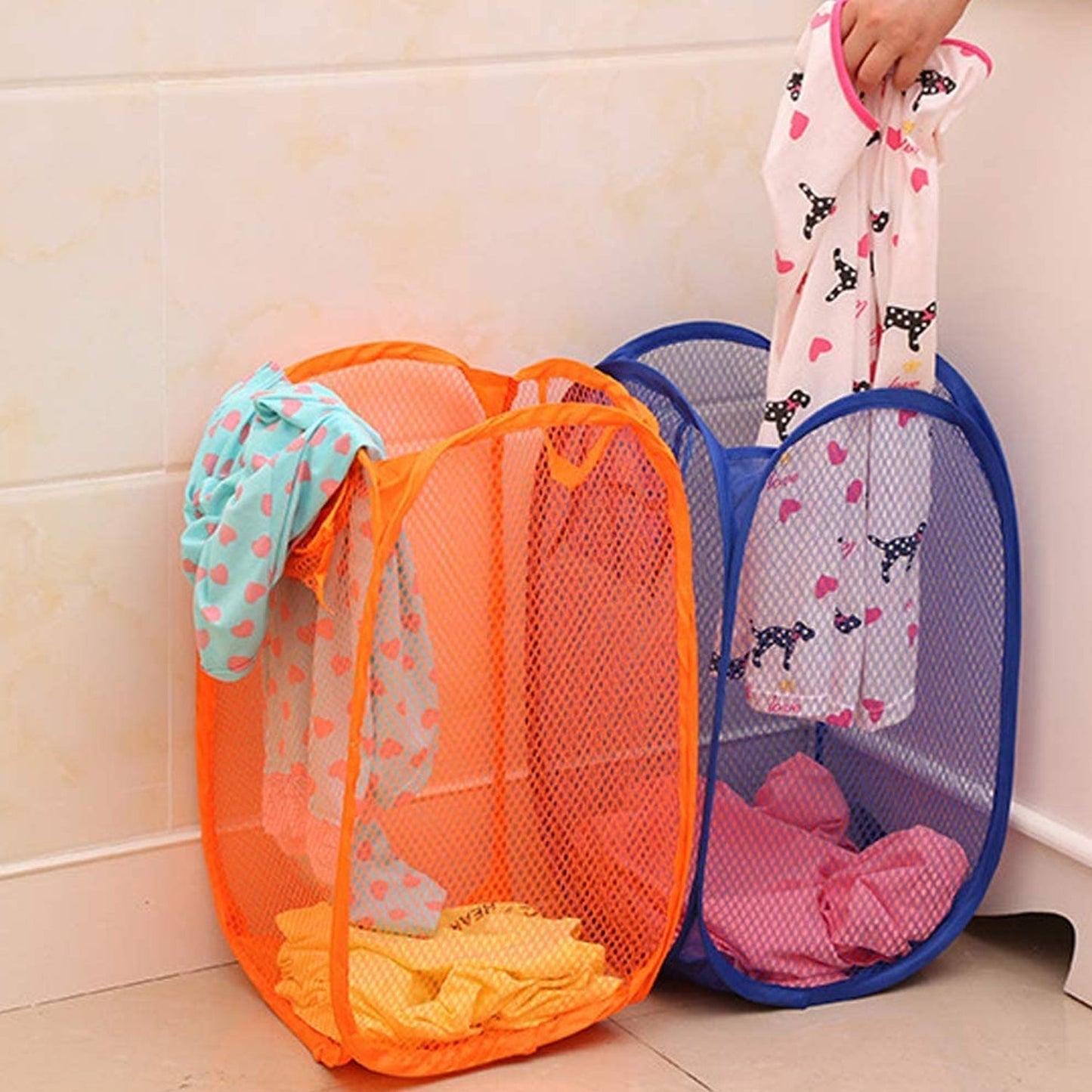 Foldable Laundry Basket ,Storage Box ,Multipurpose Basket - Springkart 