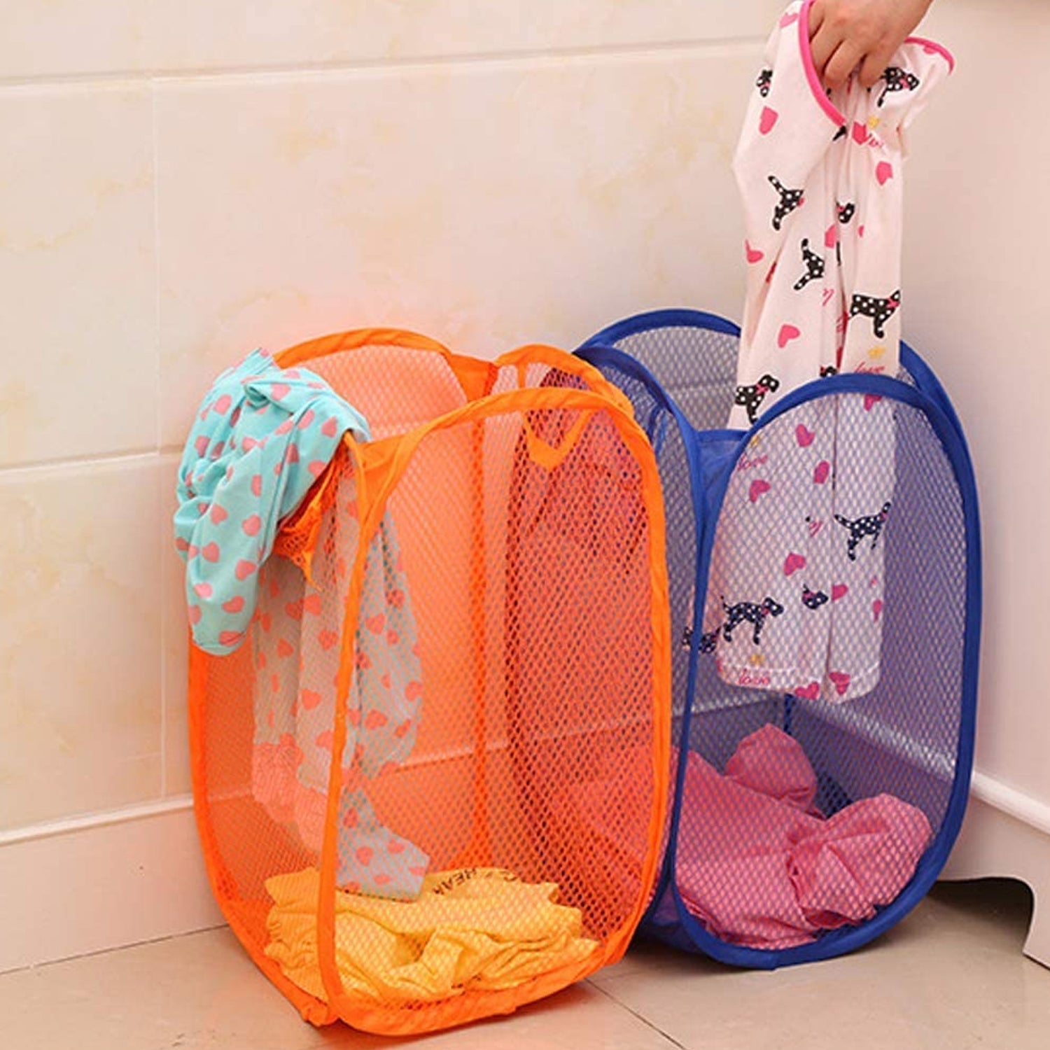 Foldable Laundry Basket ,Storage Box ,Multipurpose Basket - Springkart 