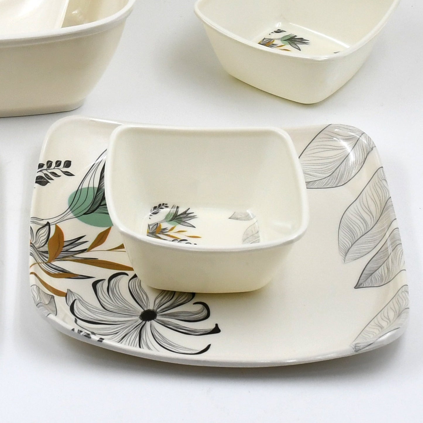 Divine lunch Tableware, Dinner Set (11 Pcs Set) - Springkart 