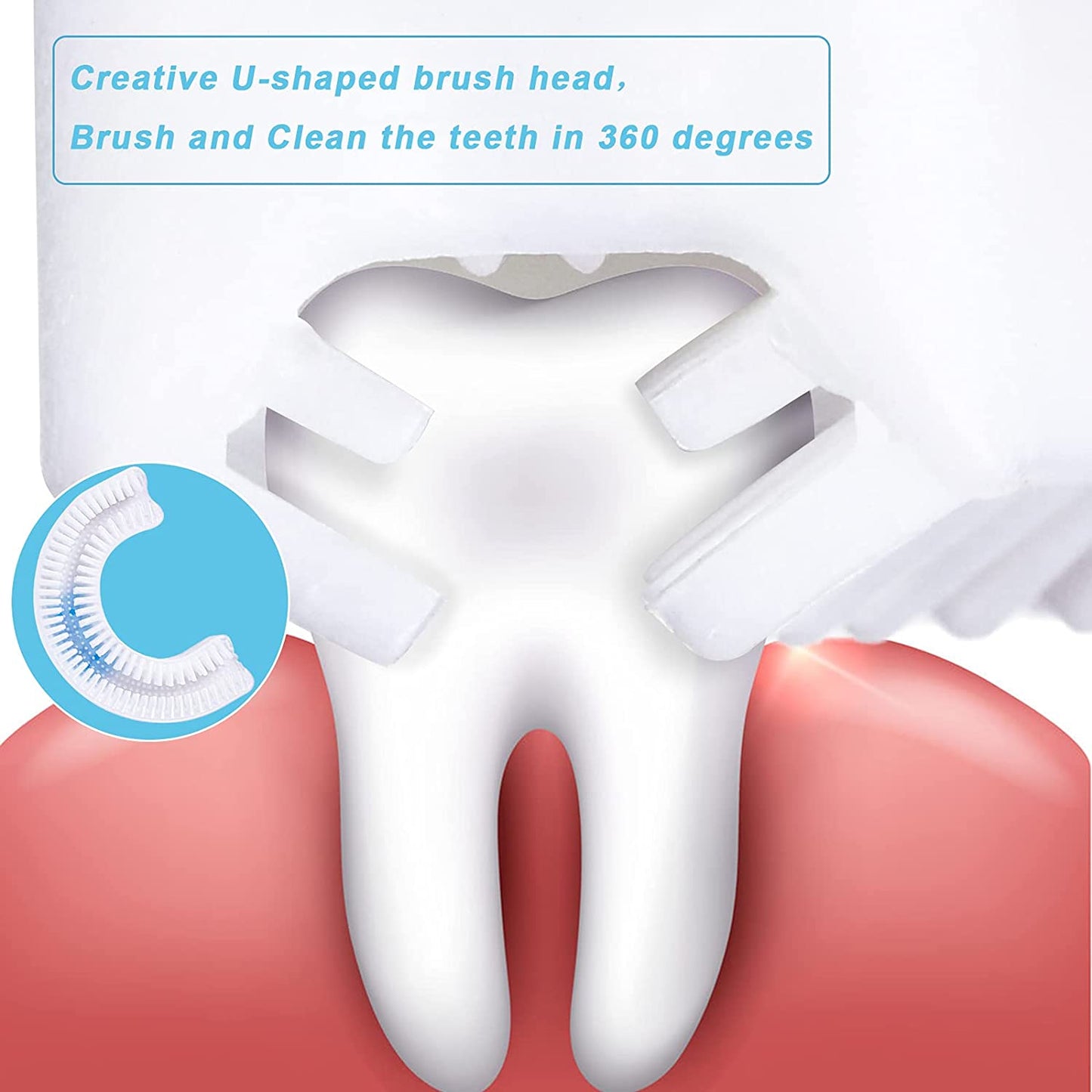 Kids U S Tooth Brush used in all kinds of household bathroom places for washing teeth of kids, toddlers and children’s easily and comfortably. - Springkart 