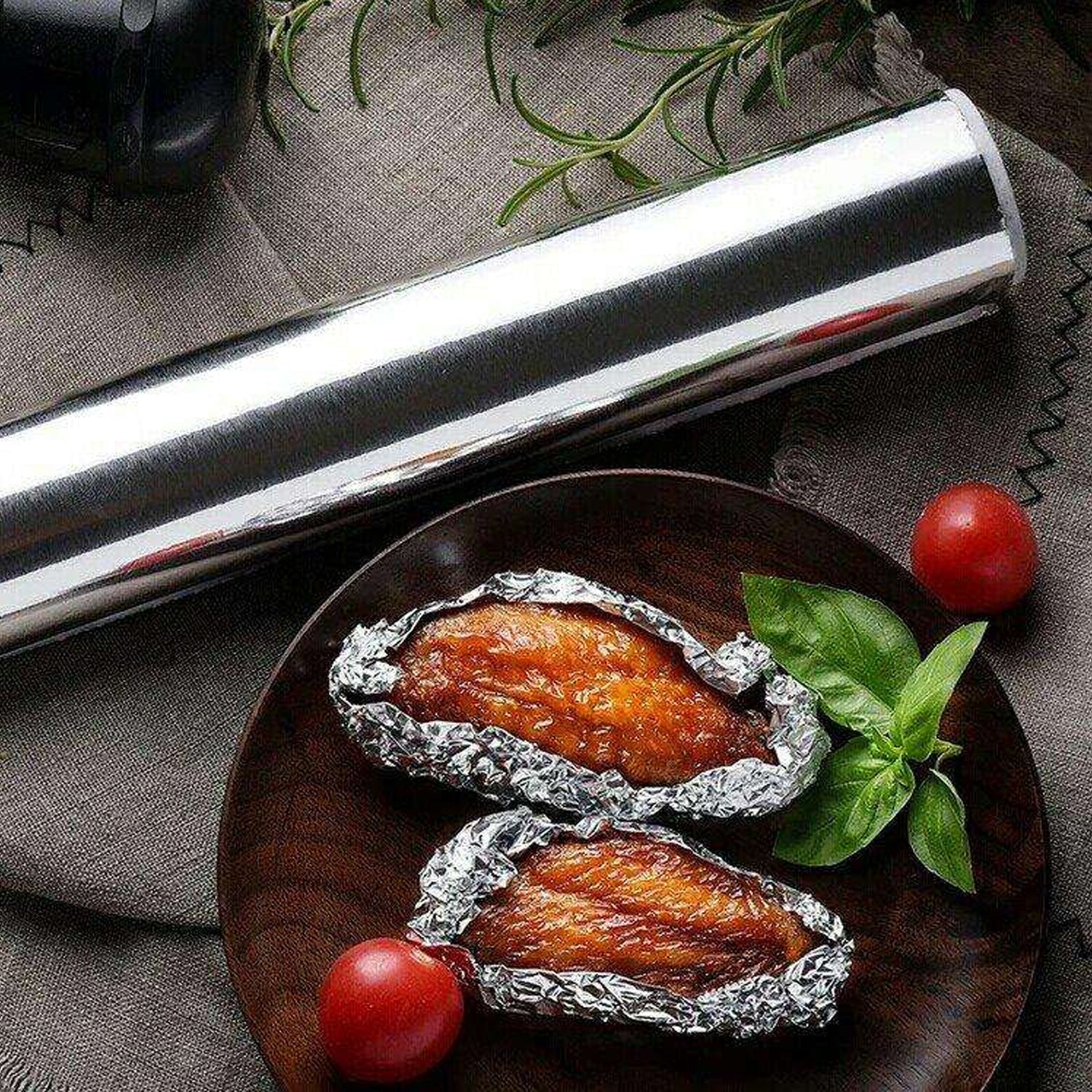 Aluminum Foil Roll Heavy Duty Non Stick Thick Aluminum Foil Sheet Baking Grilling Tool (10mX300mm) - Springkart 