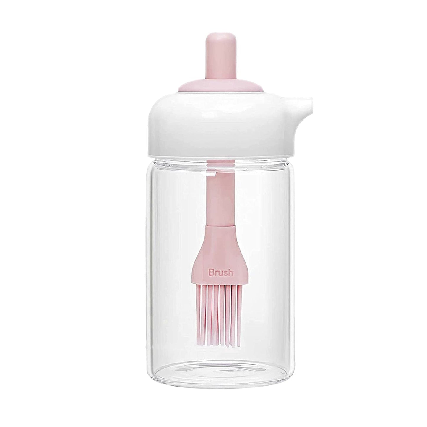 Oil Dispenser with Silicone Oil Brush (1 Pc / With Brush / 250 ML Approx) - Springkart 