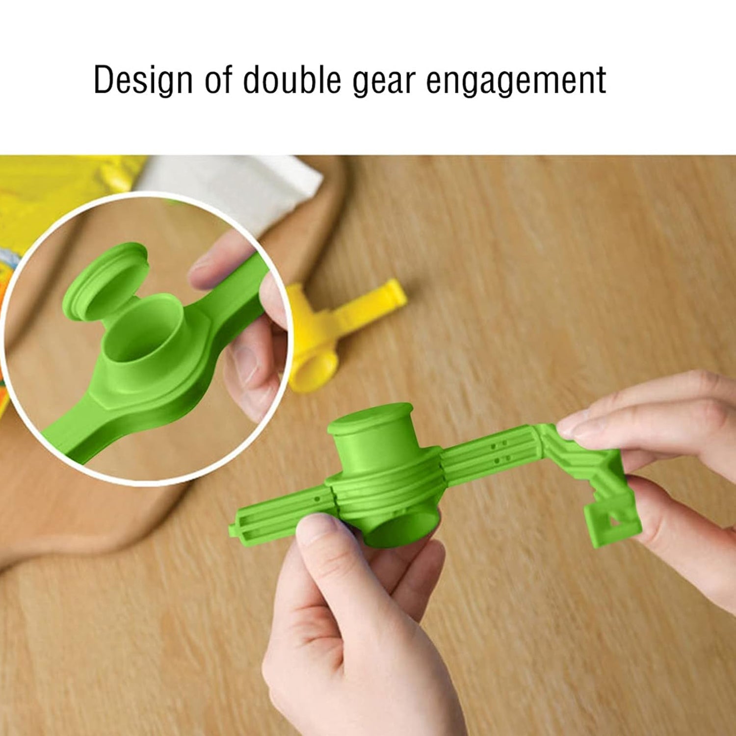 Food Storage Sealing Clip Solid Color Seal Pour Bag Clip Snack Bag Clip Food Bag Sealing Clip Sealing Clamp with Cap Kitchen Chip Bag Clips (1 Pc) - Springkart 