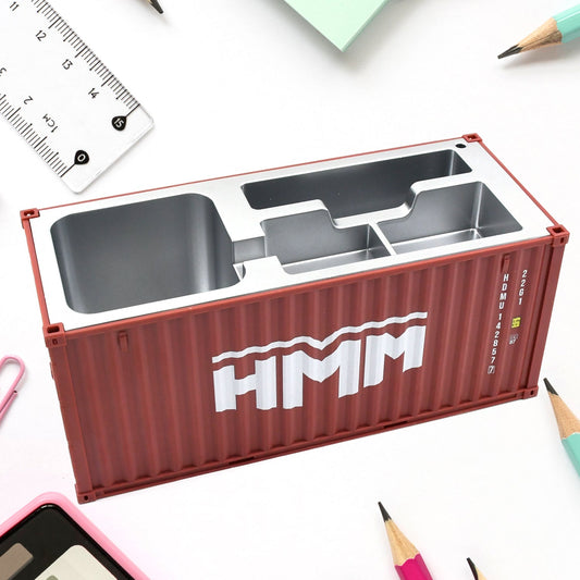 Shipping Container Pen Holder Shipping Container Model Pen Name Cardholder Simulated Container Model For Business Gift - Springkart 
