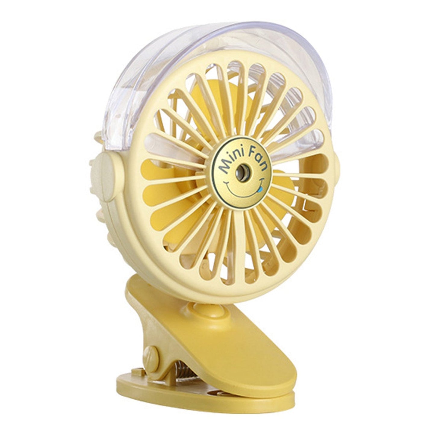 Clip Desk Fan Portable Wind Desktop Table Cooling Fan in Single Button, Adjustment Mini Personal Fan for Home Desktop Office Car Indoor Outdoor Travel (Battery Not Include) - Springkart 