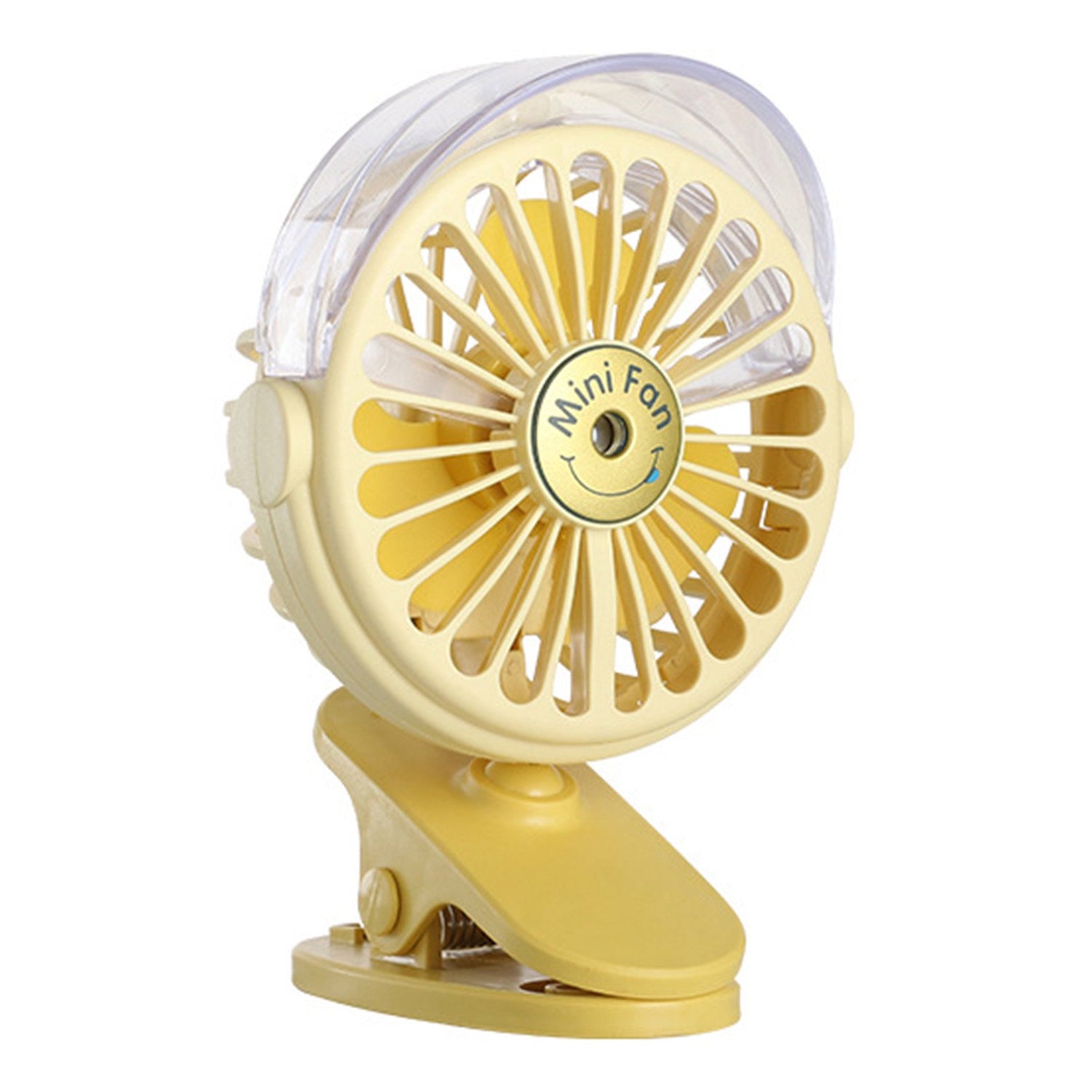 Clip Desk Fan Portable Wind Desktop Table Cooling Fan in Single Button, Adjustment Mini Personal Fan for Home Desktop Office Car Indoor Outdoor Travel (Battery Not Include) - Springkart 