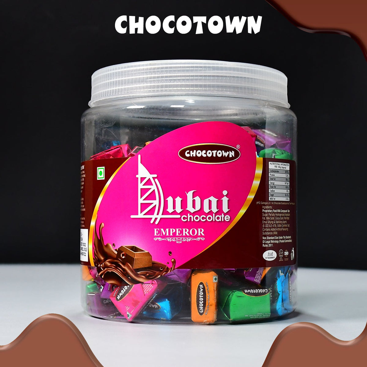 Chocotown Dubai Chocolate Emperor (750 GM) - Springkart 