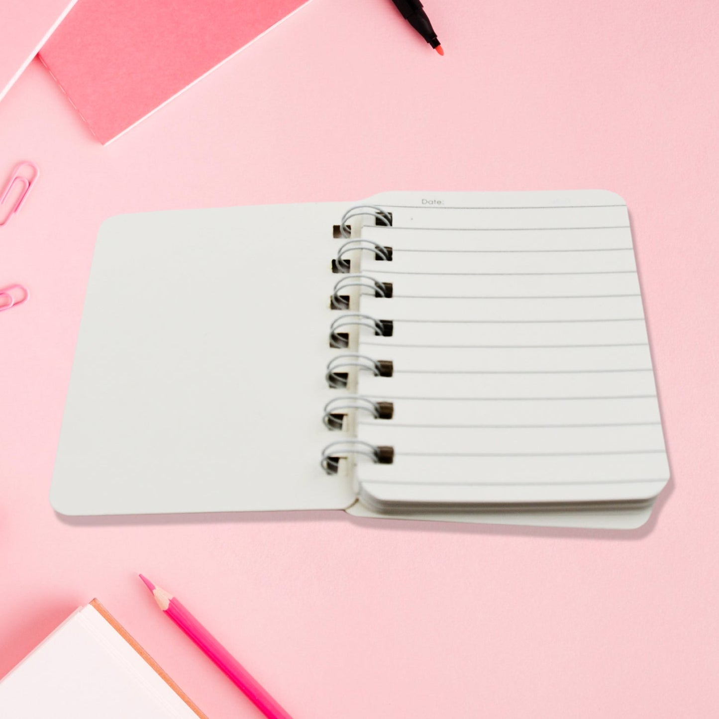 Cute Journal Diary, Notebook for Women Men Memo Notepad Sketchbook 80 Pages Writing Journal for Journaling Notes Study School Work Boys Girls, Stationery (82x105MM / 1 Pc) - Springkart 