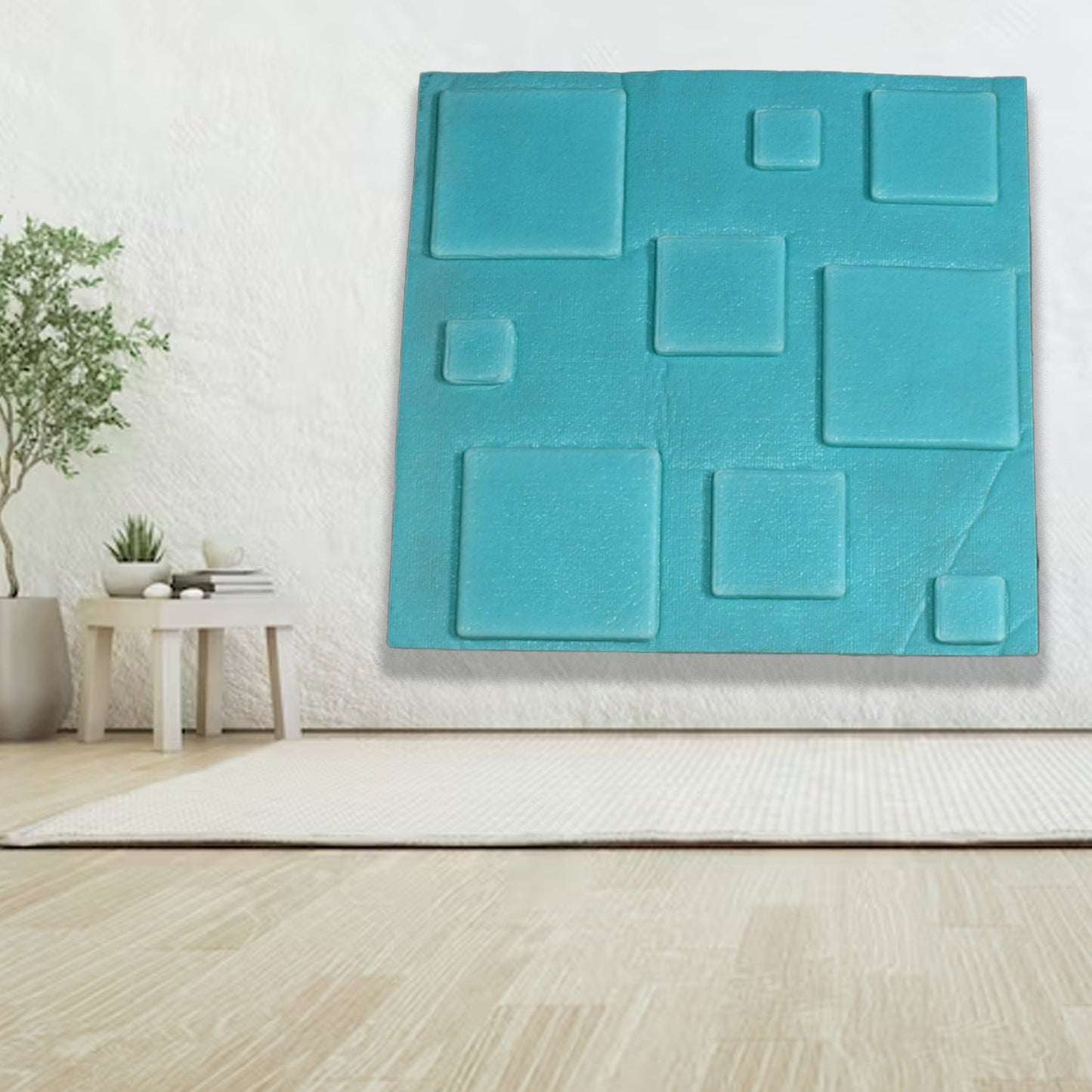 Design Wallpaper 3D Foam Wallpaper Sticker Panels I Ceiling Wallpaper For Living Room Bedroom I Furniture, Door I Foam Tiles - Springkart 