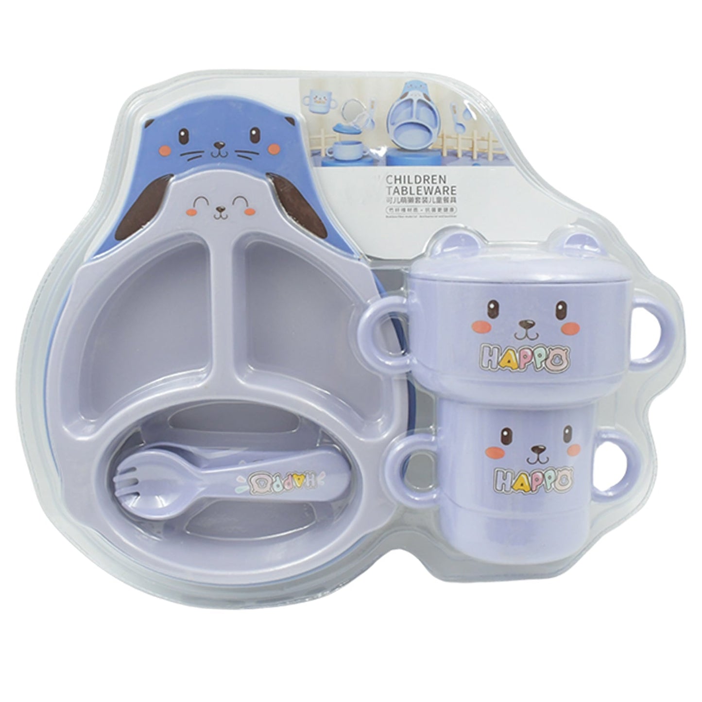 Baby Feeding Set For Kids And Toddlers (7 pcs set) - Springkart 