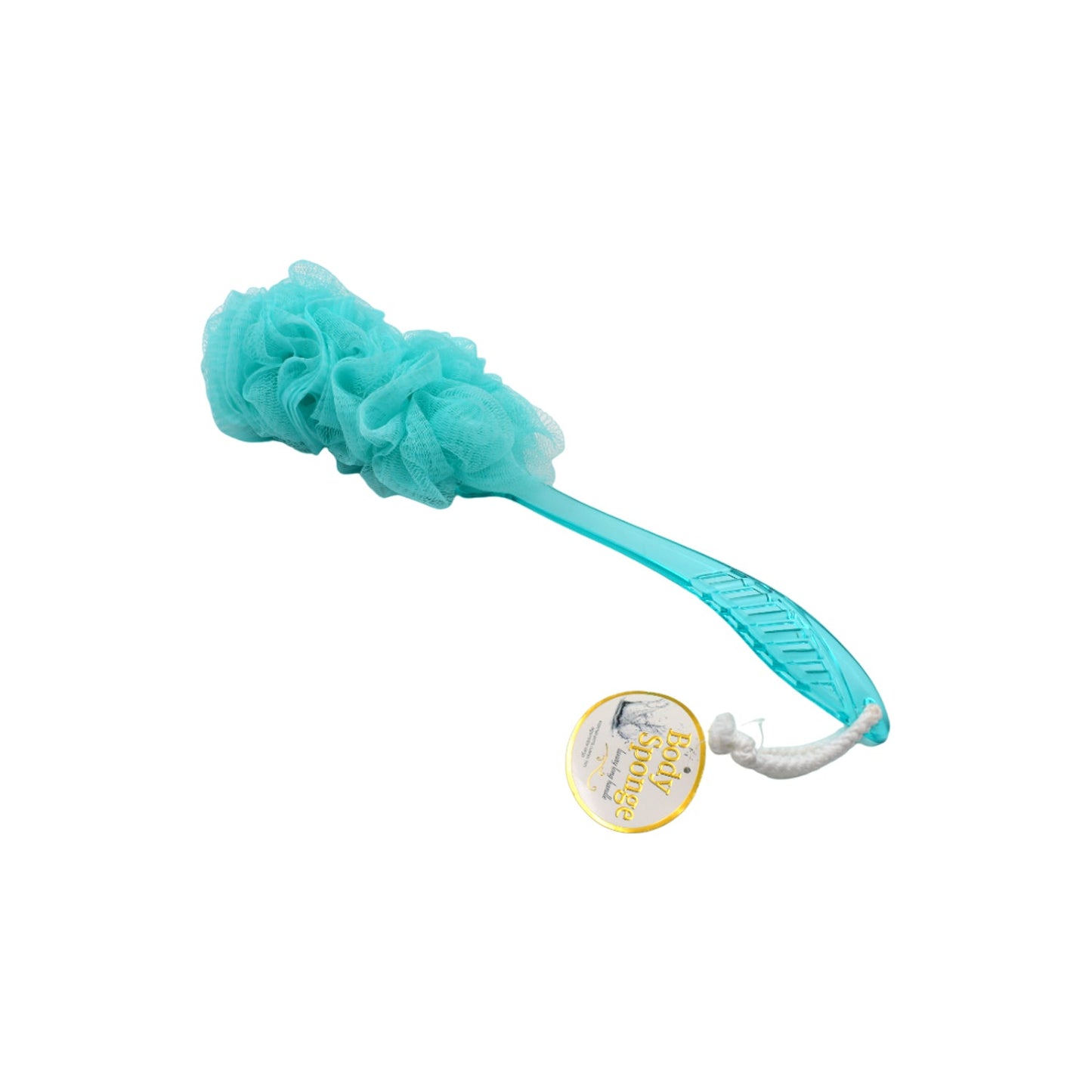 Bath brush with soft mesh for back washing and body cleansing