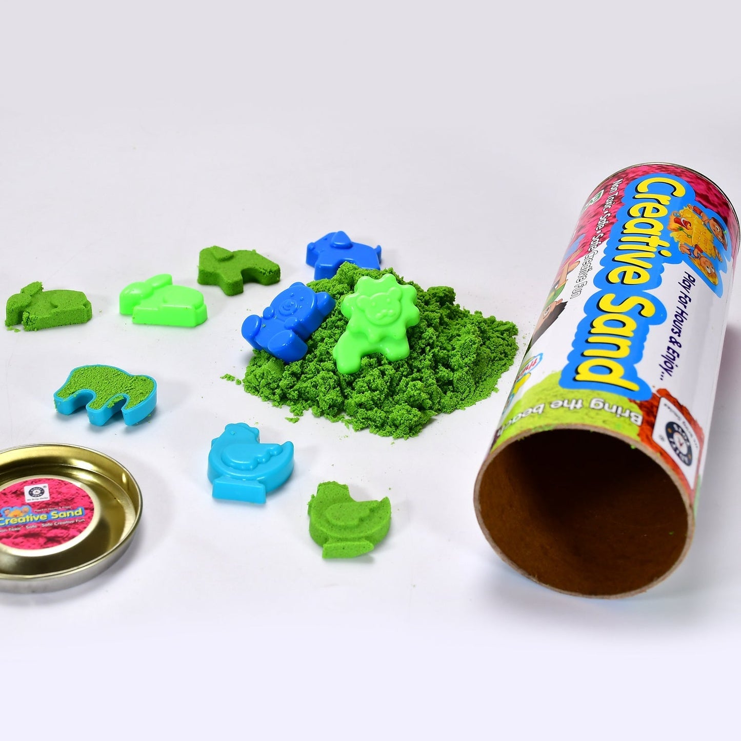Creative Sand for Kids – Natural Kinetic Sand Kit for Kids Activity Toys | Soft Sand Clay - Springkart 