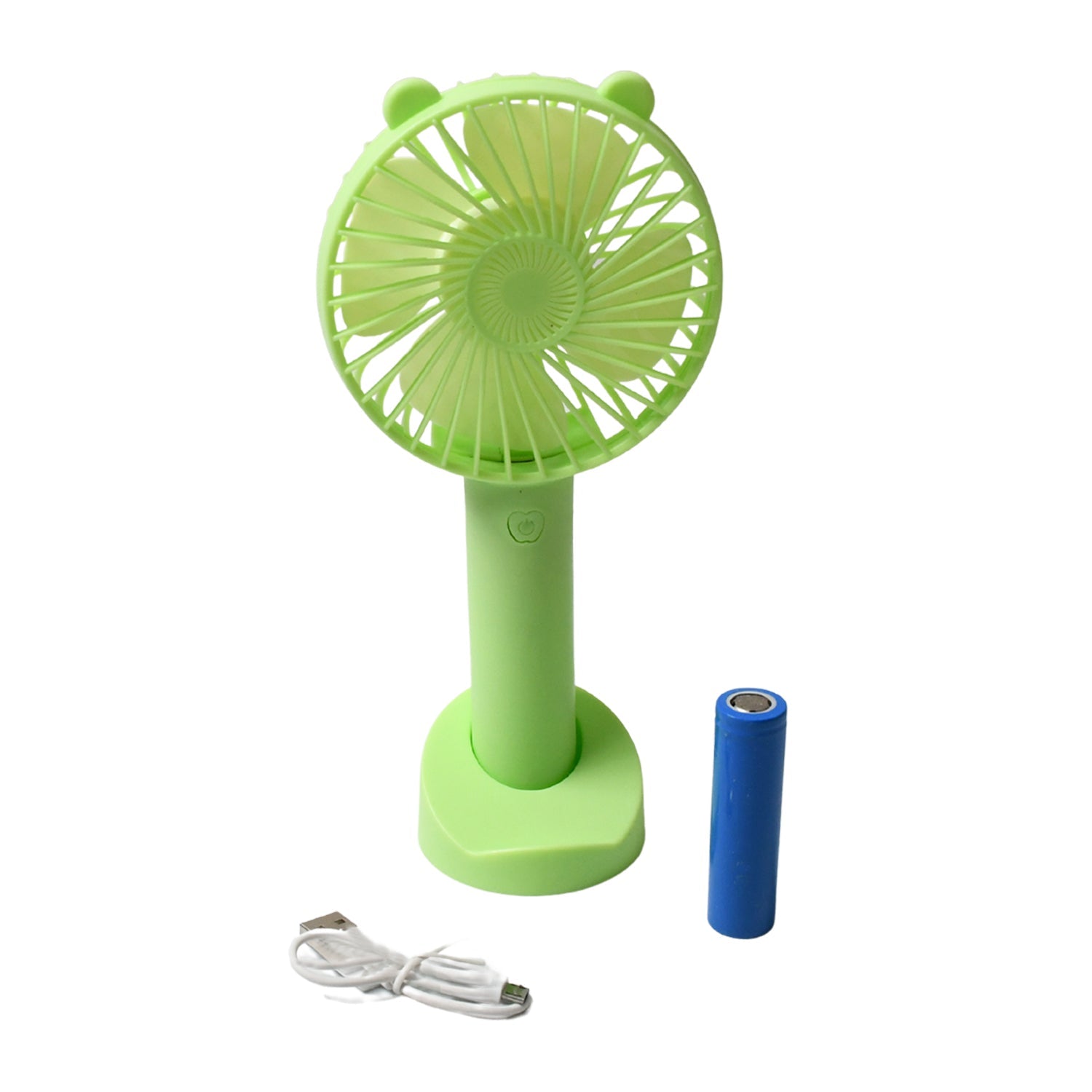 Portable Classic Hand Fan - 3-Speed Table Fan for Personal Desk, Suitable for Office, School, and Home Use (Battery Not Included) - Springkart 