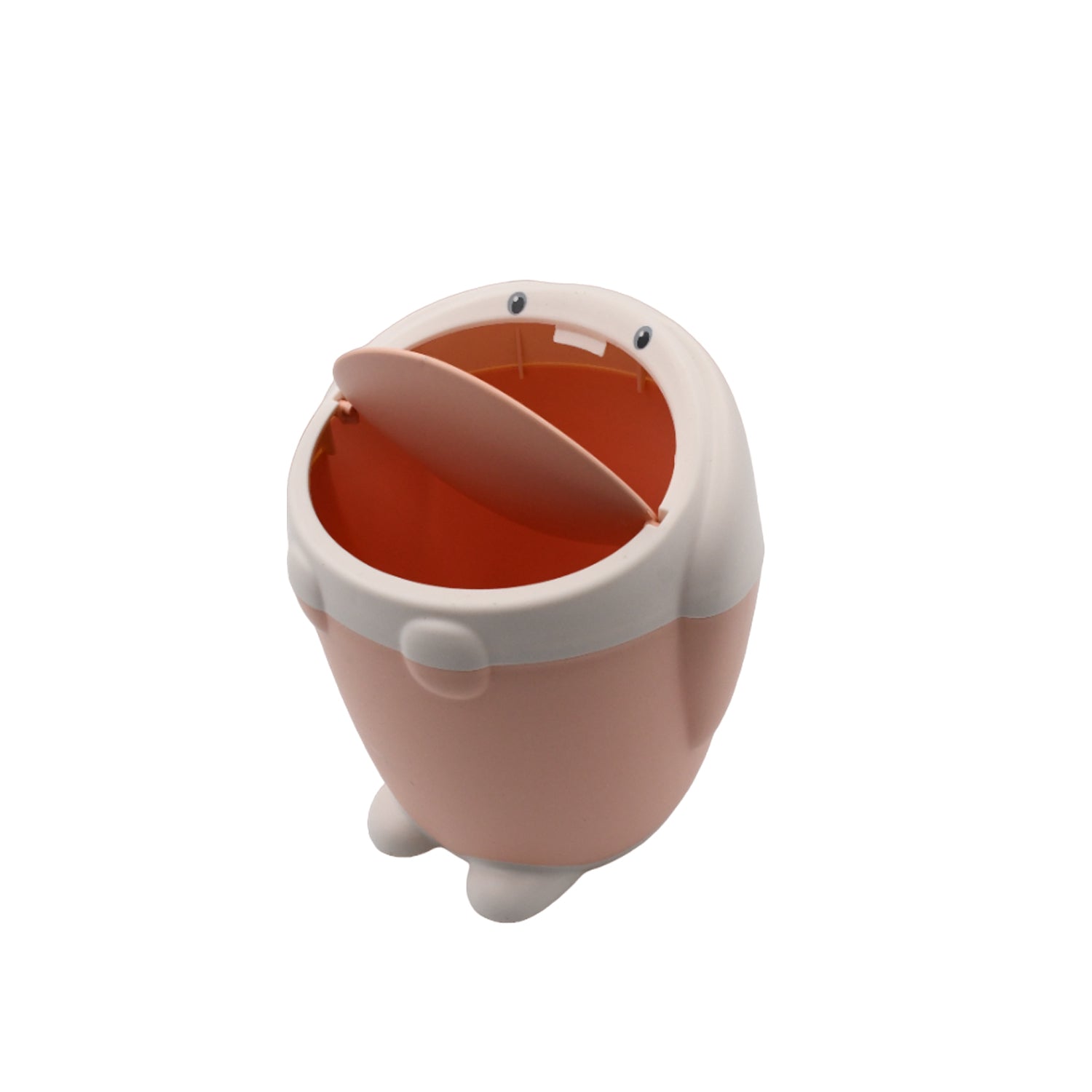 Little White Rabbit Trash Can Small Garbage can with lid Trash can for Cars Mini Dumpster for Desk Tabletop Litter bin Bunny Trash can Rabbit Garbage can,Mini Dustbin Garbage can for Desk - Springkart 