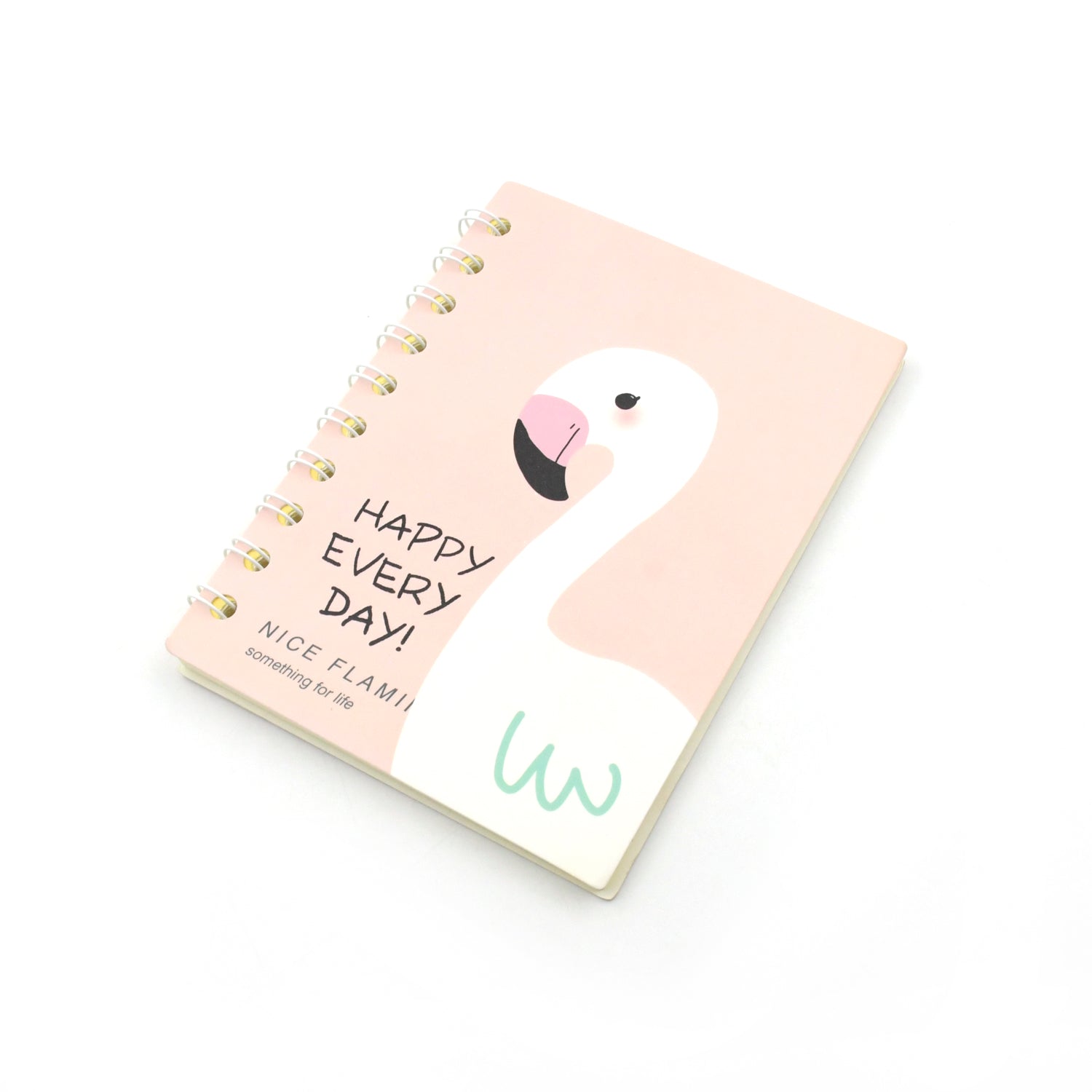 Cute Flamingo Journal Diary, Notebook for Women Men Memo Notepad Sketchbook with Durable Hardcover & 50 Pages Writing Journal for Journaling Notes Study School Work Boys Grils, Stationery (143x105MM) - Springkart 
