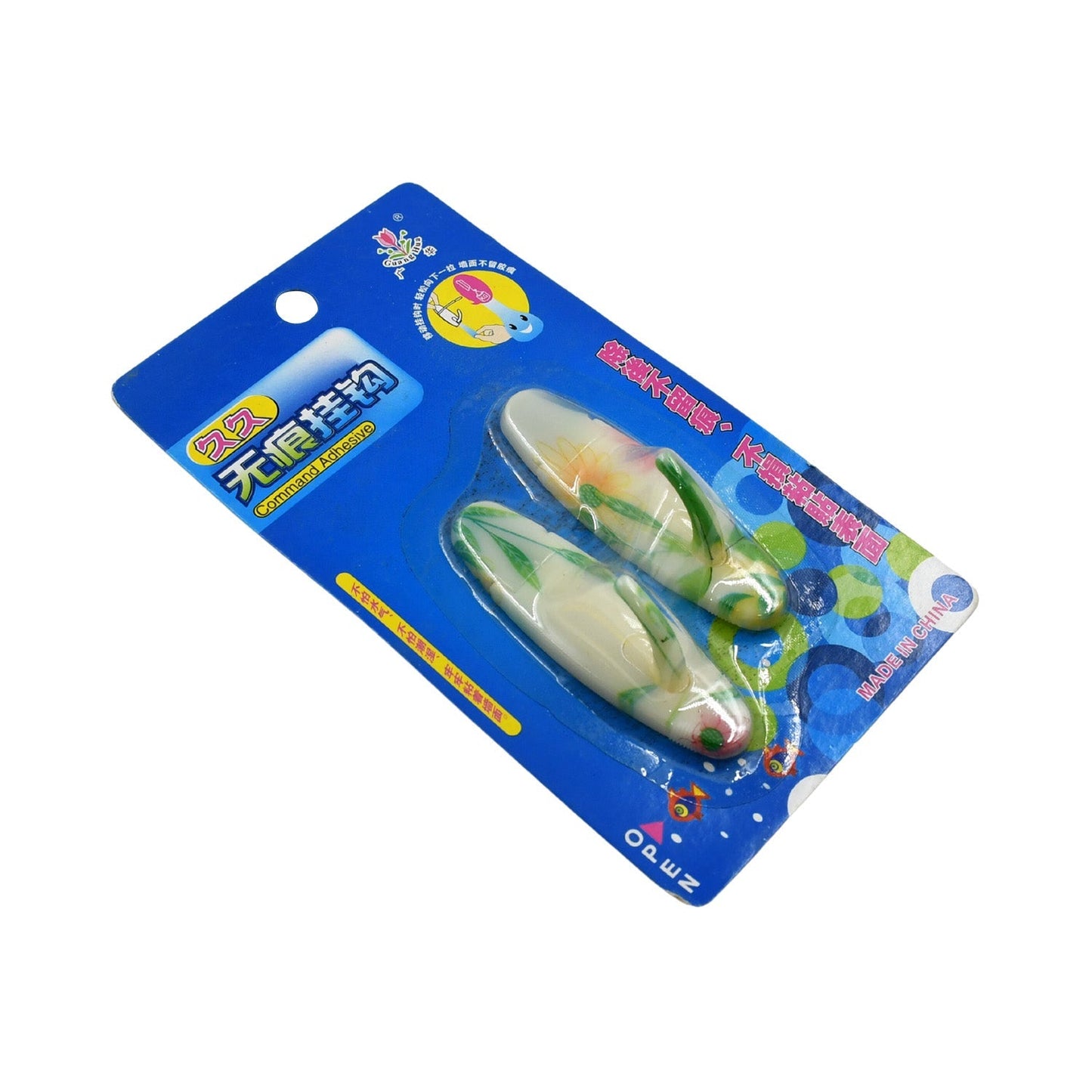 Heavy Duty Adhesive Wall Hooks, No Nail Hanging Hooks for Kitchen & Bathroom (2pc) - Springkart 