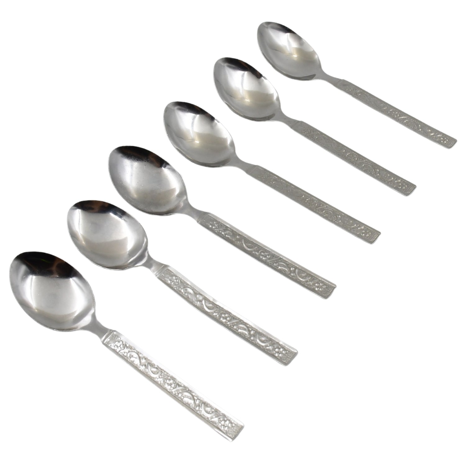 Stainless Steel Medium Dinner Table Spoon (Set of 12Pcs) - Springkart 