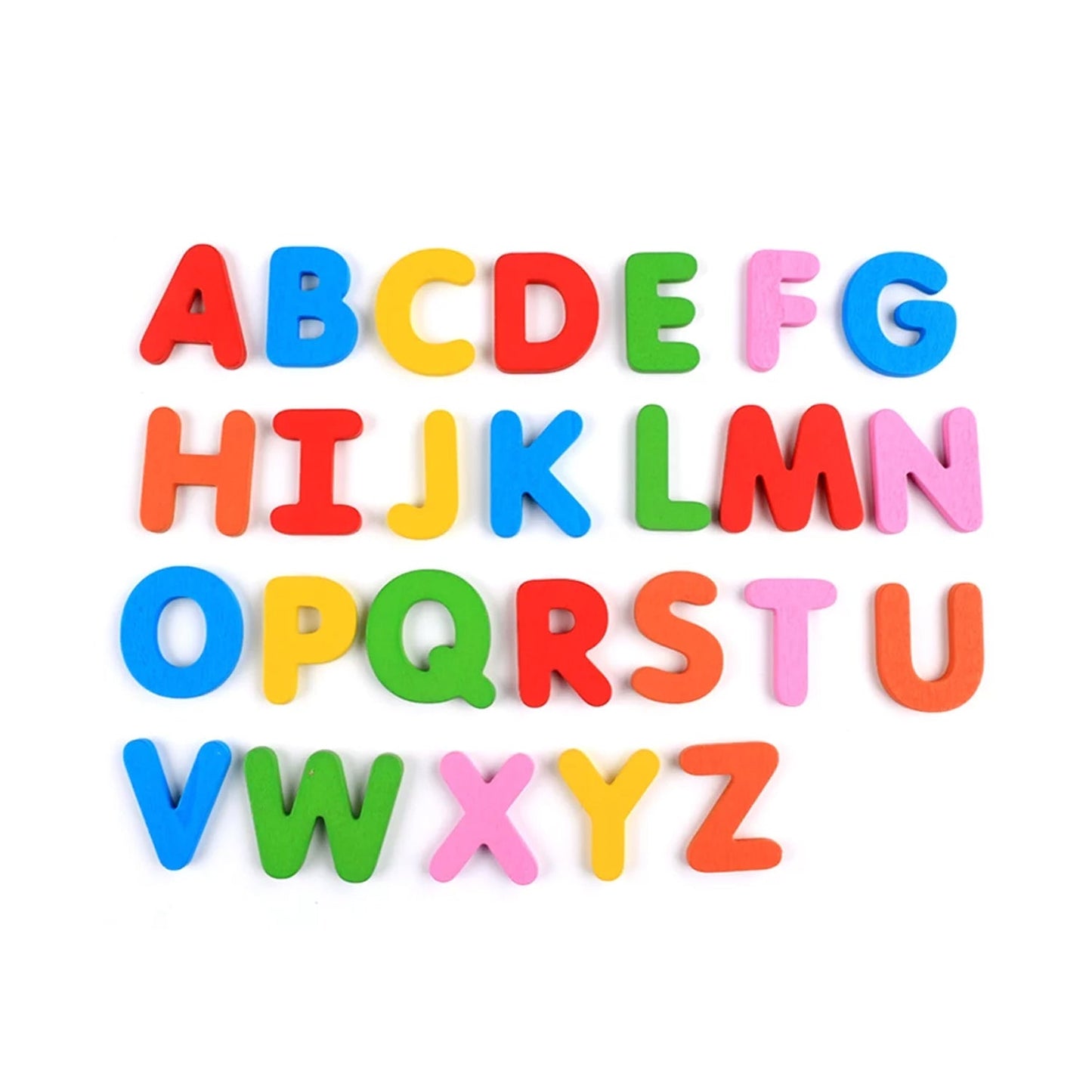 English A to Z Small letter Colorful Magnetic Alphabet to Educate Kids in Fun Play & Learn | Toy for Preschool Learning, Spelling, Counting (26 Alphabet) - Springkart 